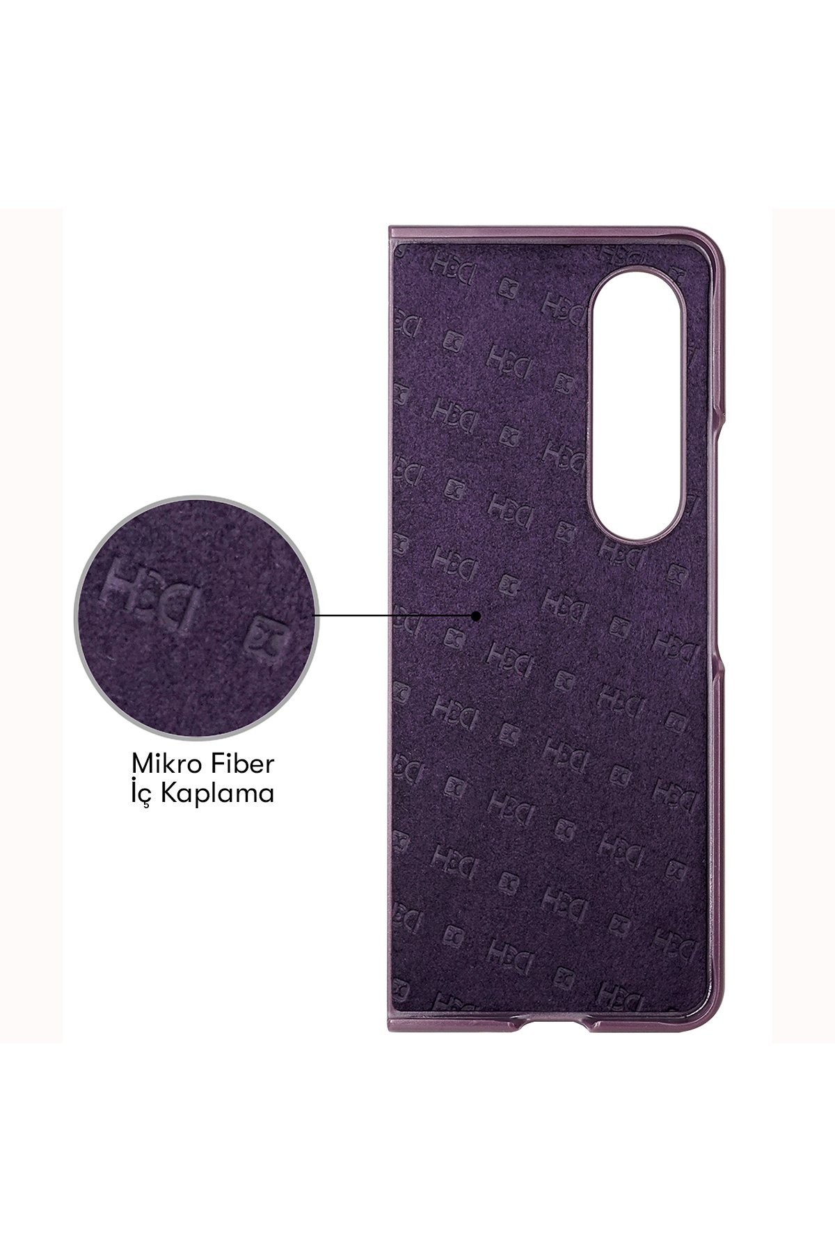 HDD Samsung Z Fold 4 Kılıf Magneticsafe Telefon Kılıfı - Lacivert