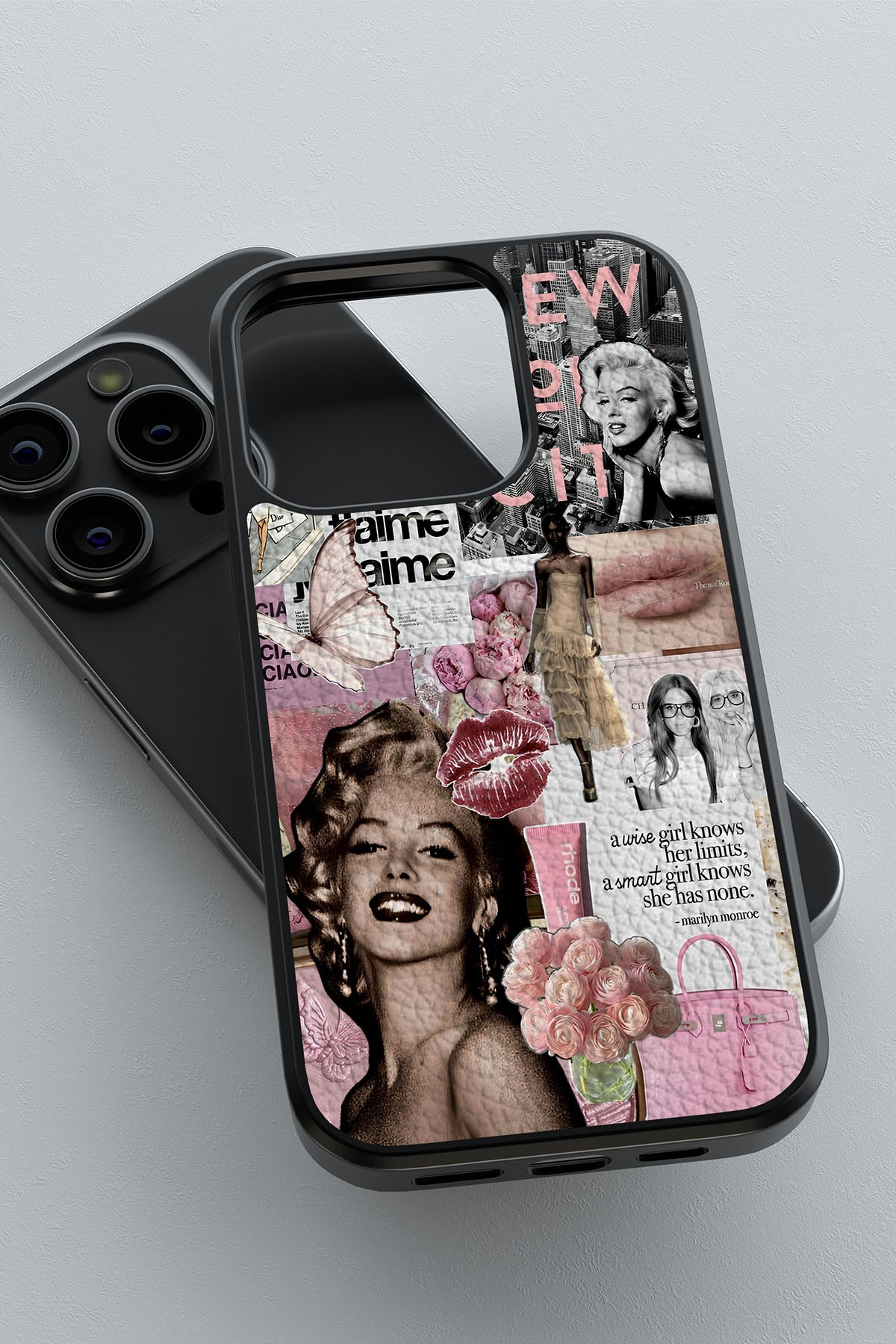 Pink Monroe Vegie Deri Kılıf