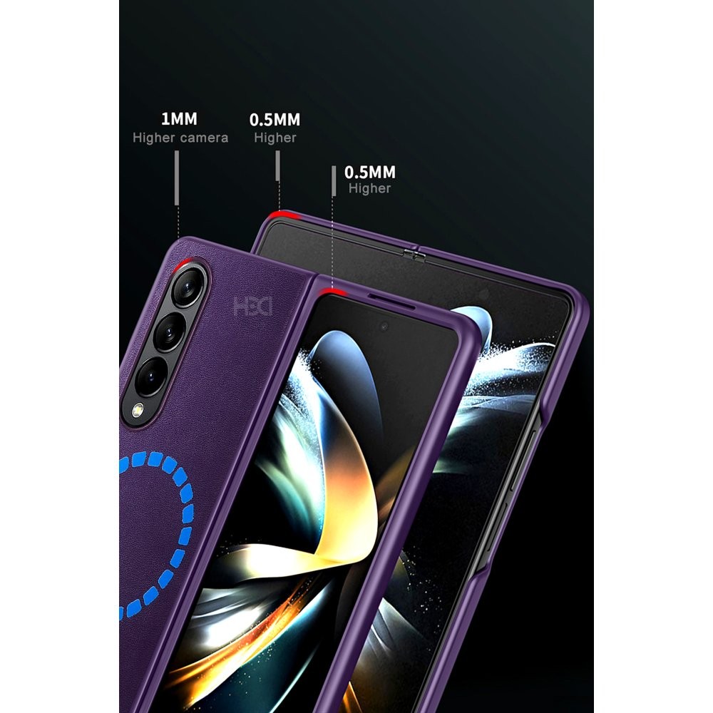 HDD Samsung Z Fold 3 Magneticsafe Telefon Kılıfı - Siyah