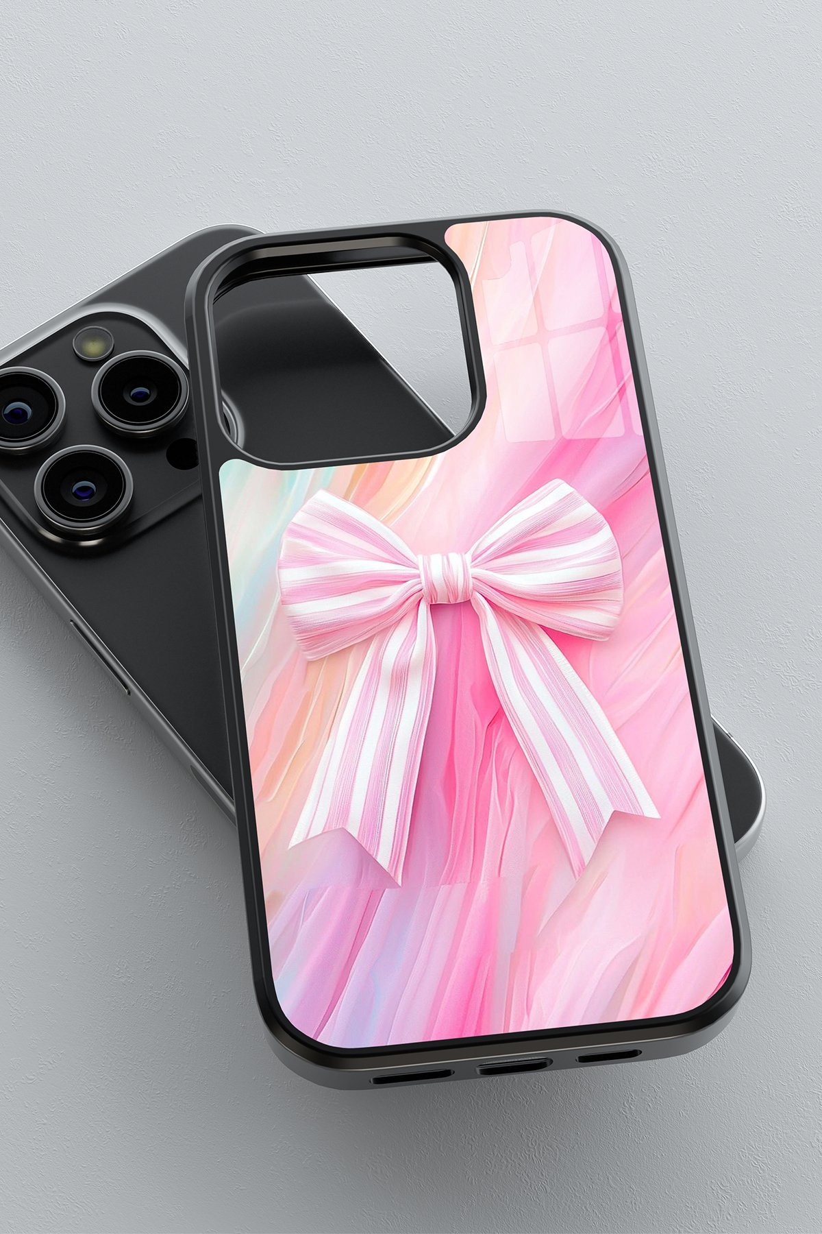 Pembe Fiyonk Flexible Cam Kılıf