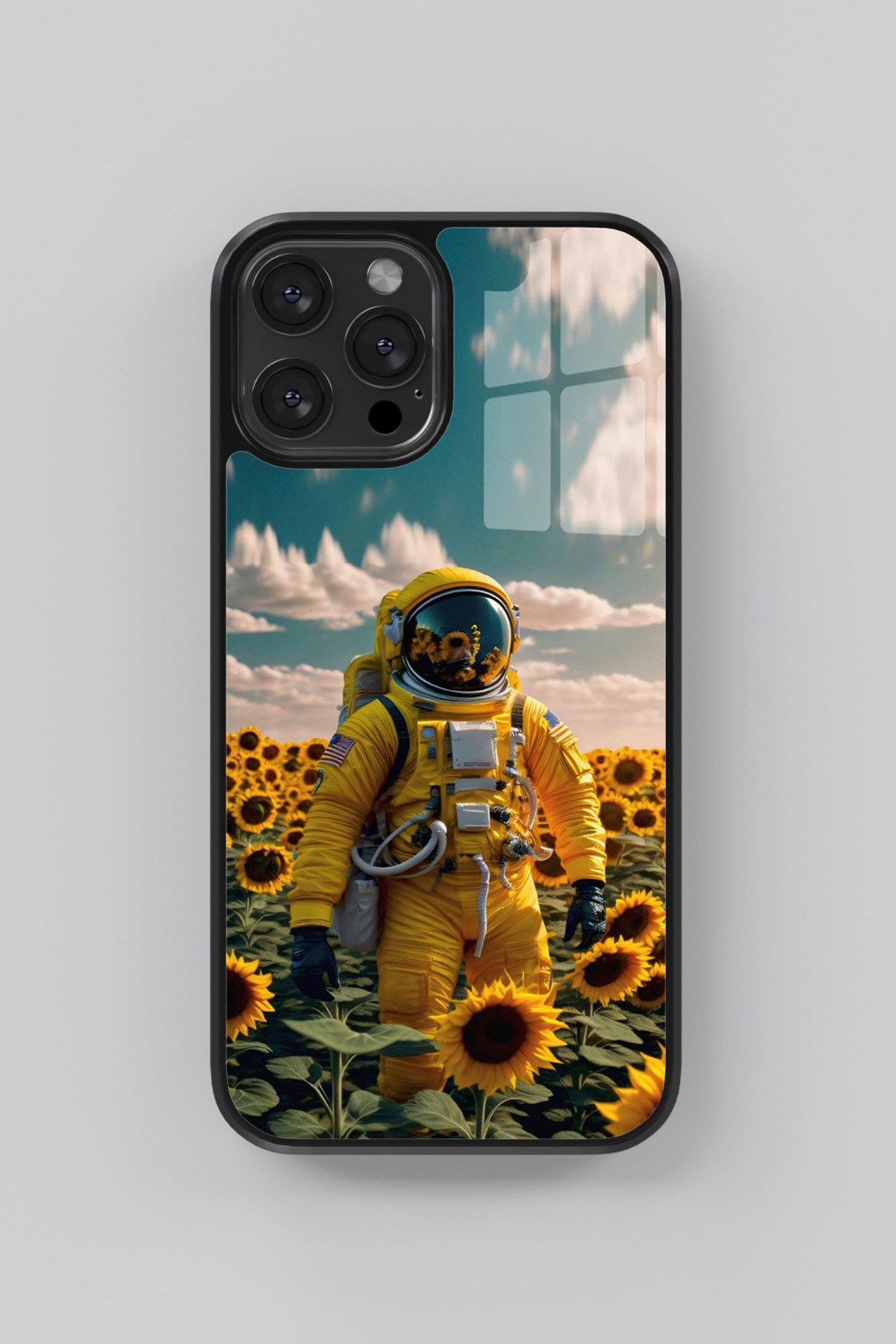 Astronaut In The Daısy Fıeld Flexıble Cam Kılıf
