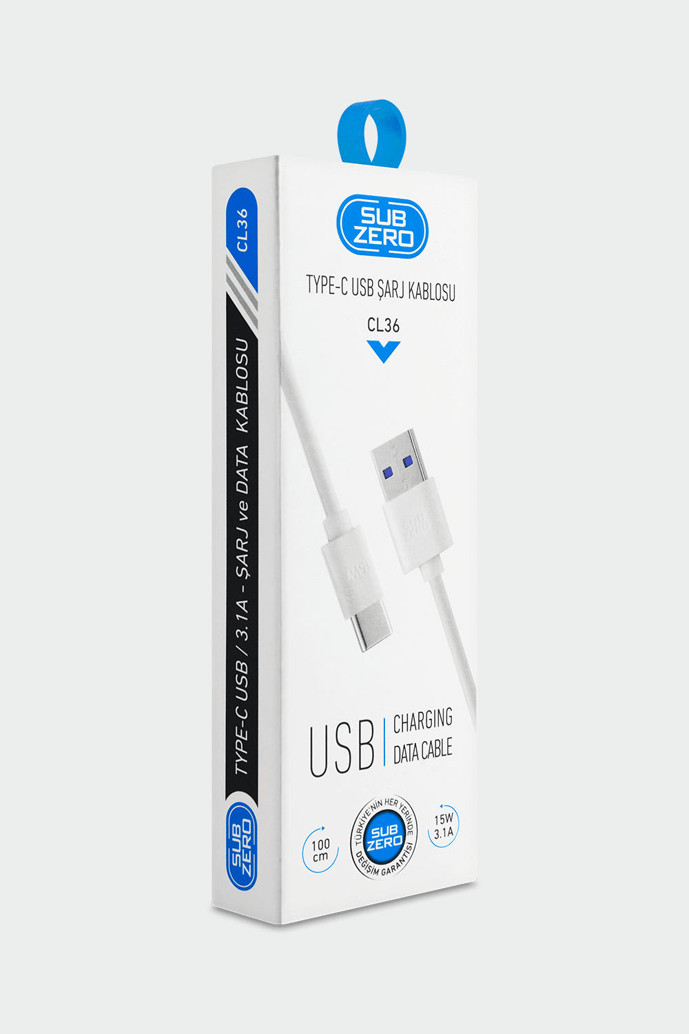 Subzero USB to TYPE-C Şarj Kablosu 