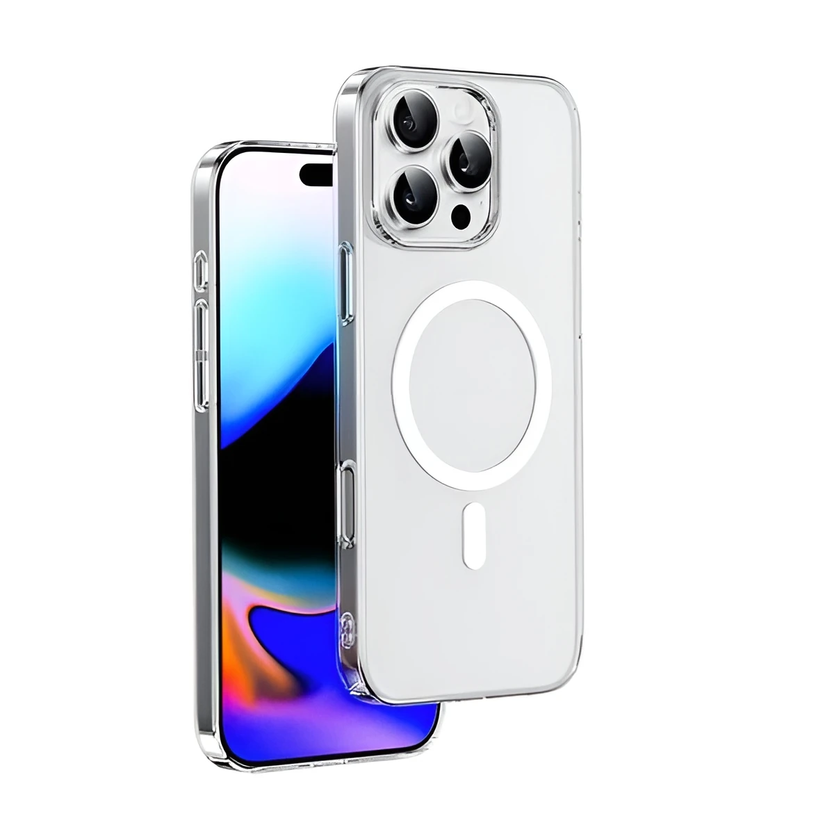 Magsafe Uyumlu Sararmaz İnce Şeffaf Mika Kılıf