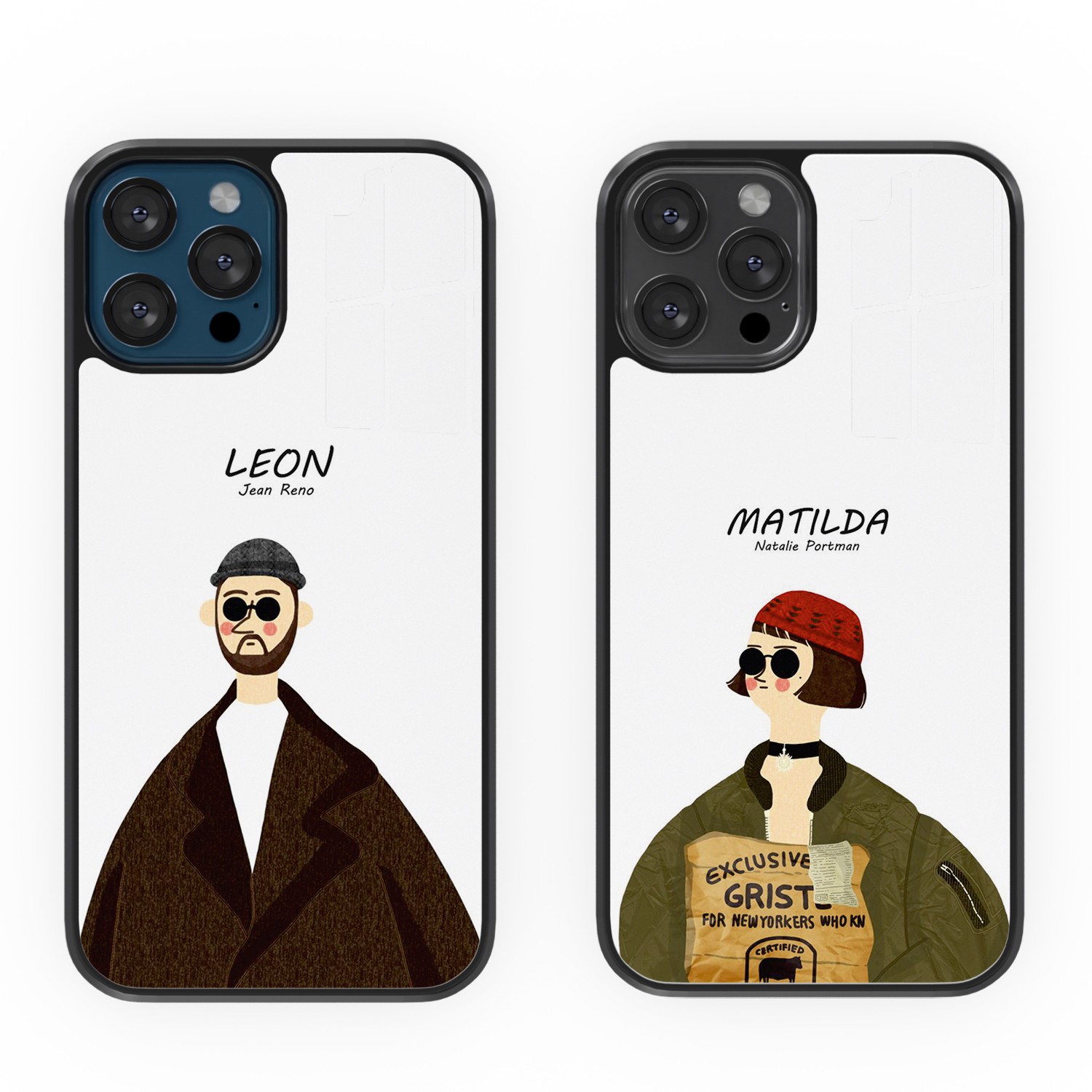 Leon-Matılda Çift Flexıble Cam Kılıf 