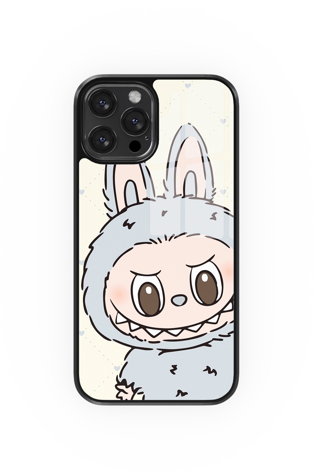 Labubu Powder Blue Flexible Cam Kılıf