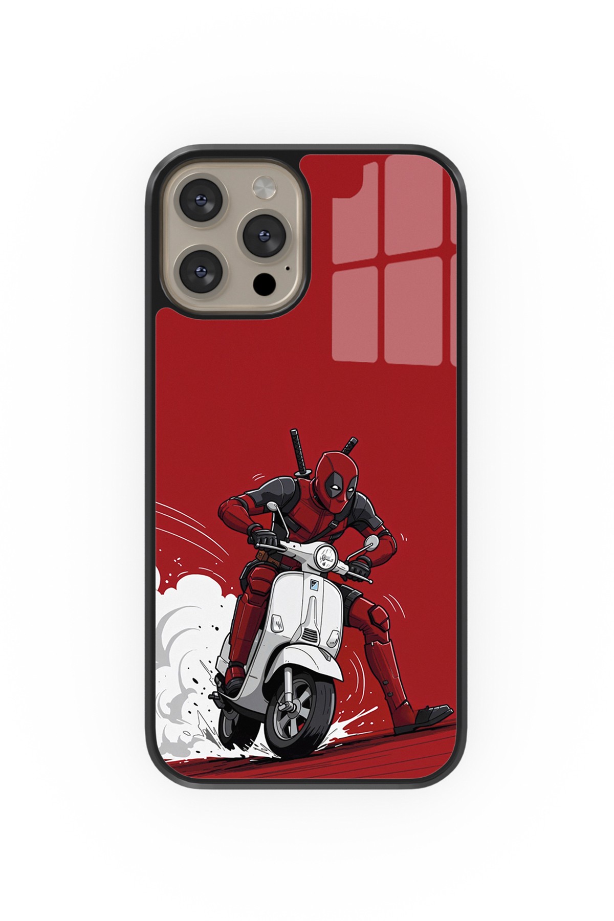 Biker Deadpool Flexible Cam Kılıf