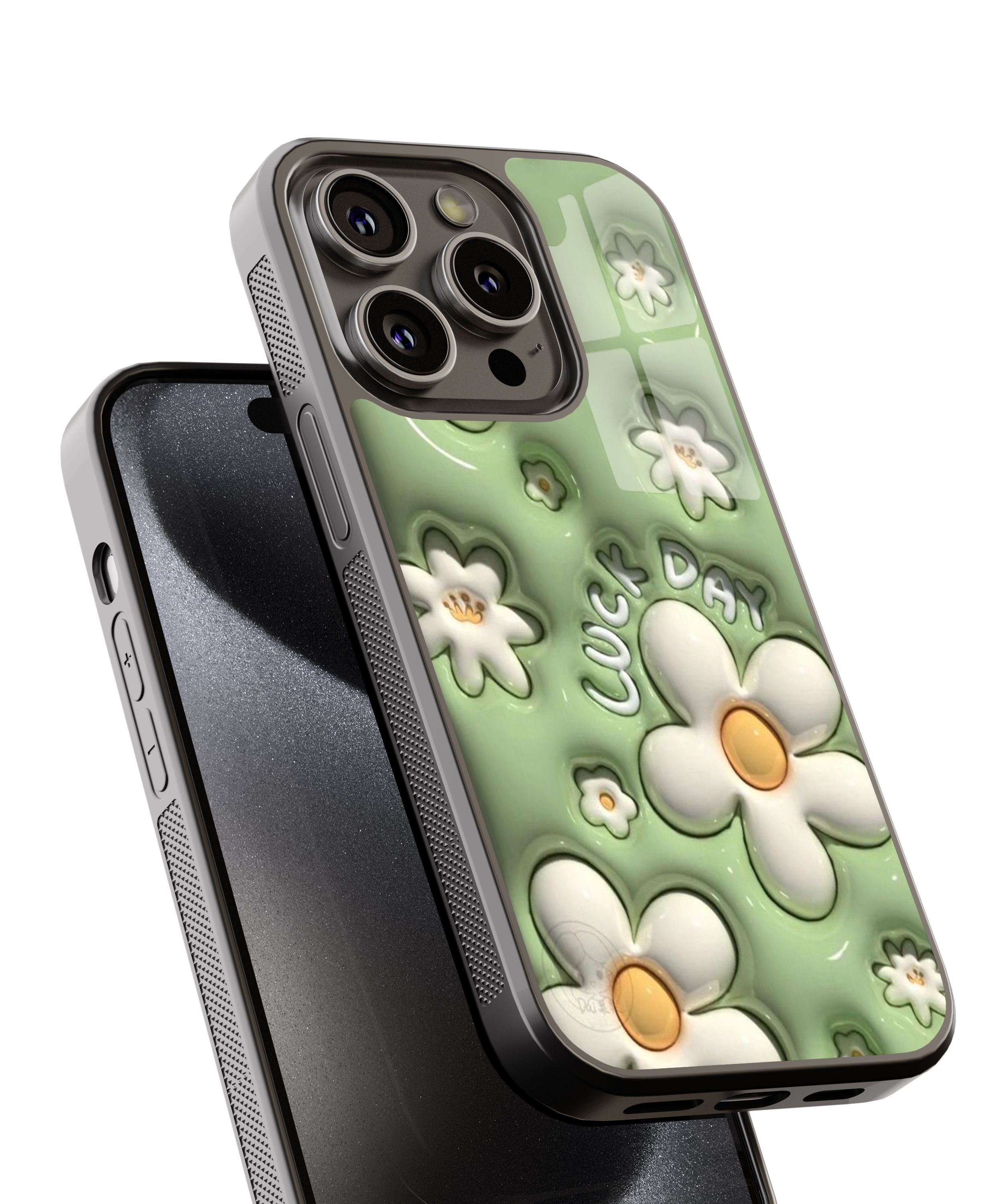 3D Luck Day Flower Flexible Cam Kılıf
