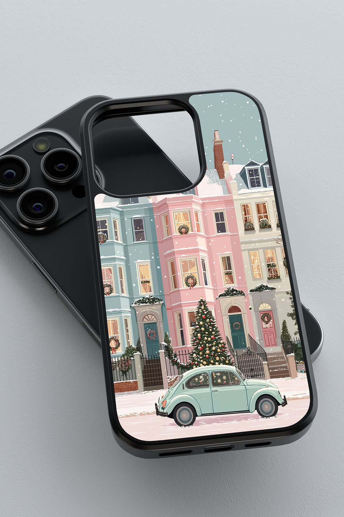 Winter Pastel Street Kılıf