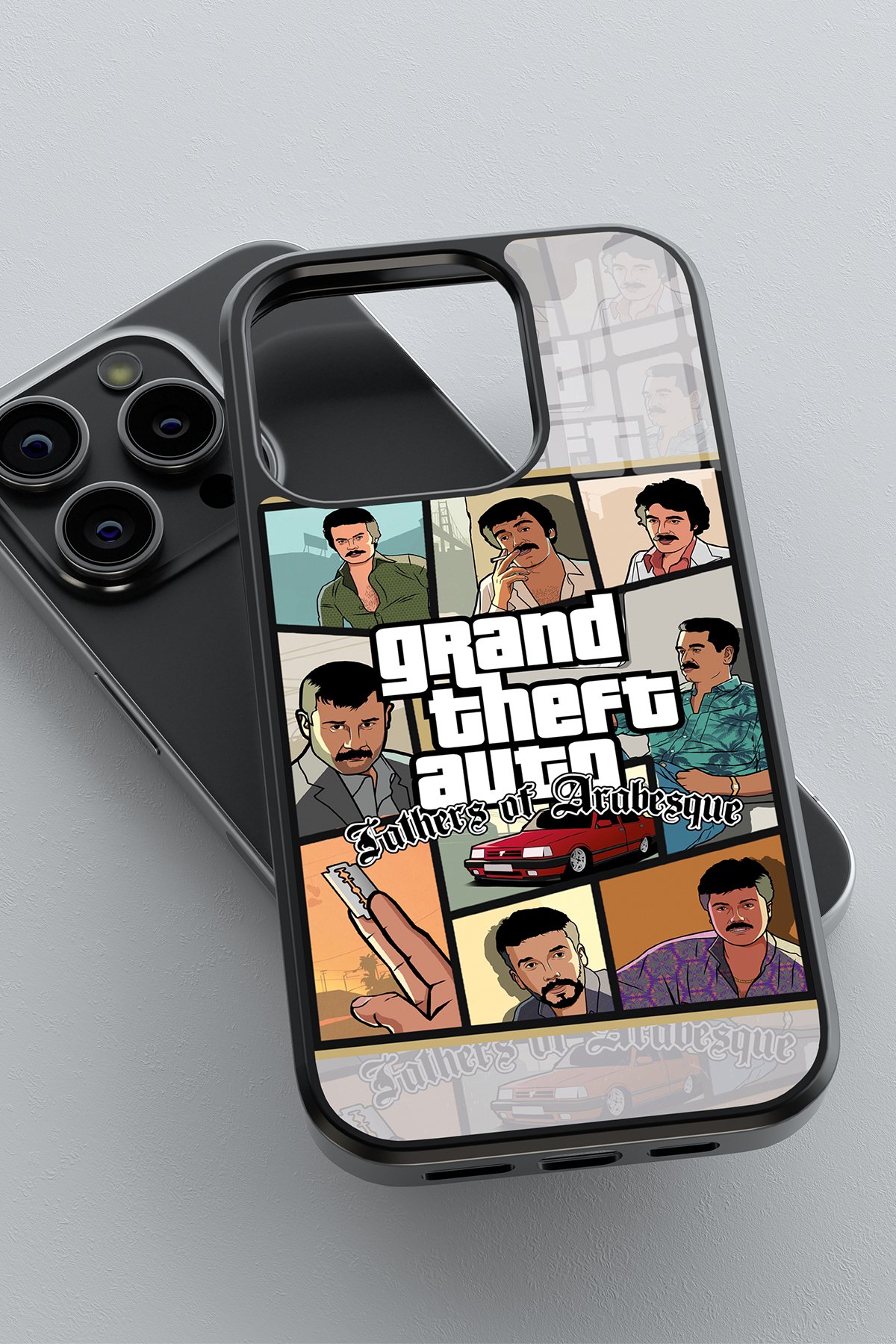GTA Arabesk Flexible Cam Kılıf 