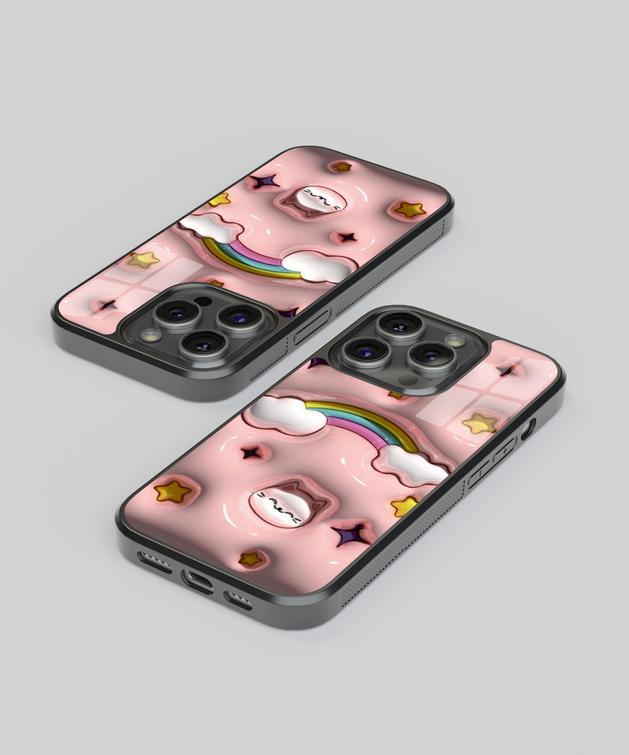 3D Raınbow Cloud Flexible Cam Kılıf