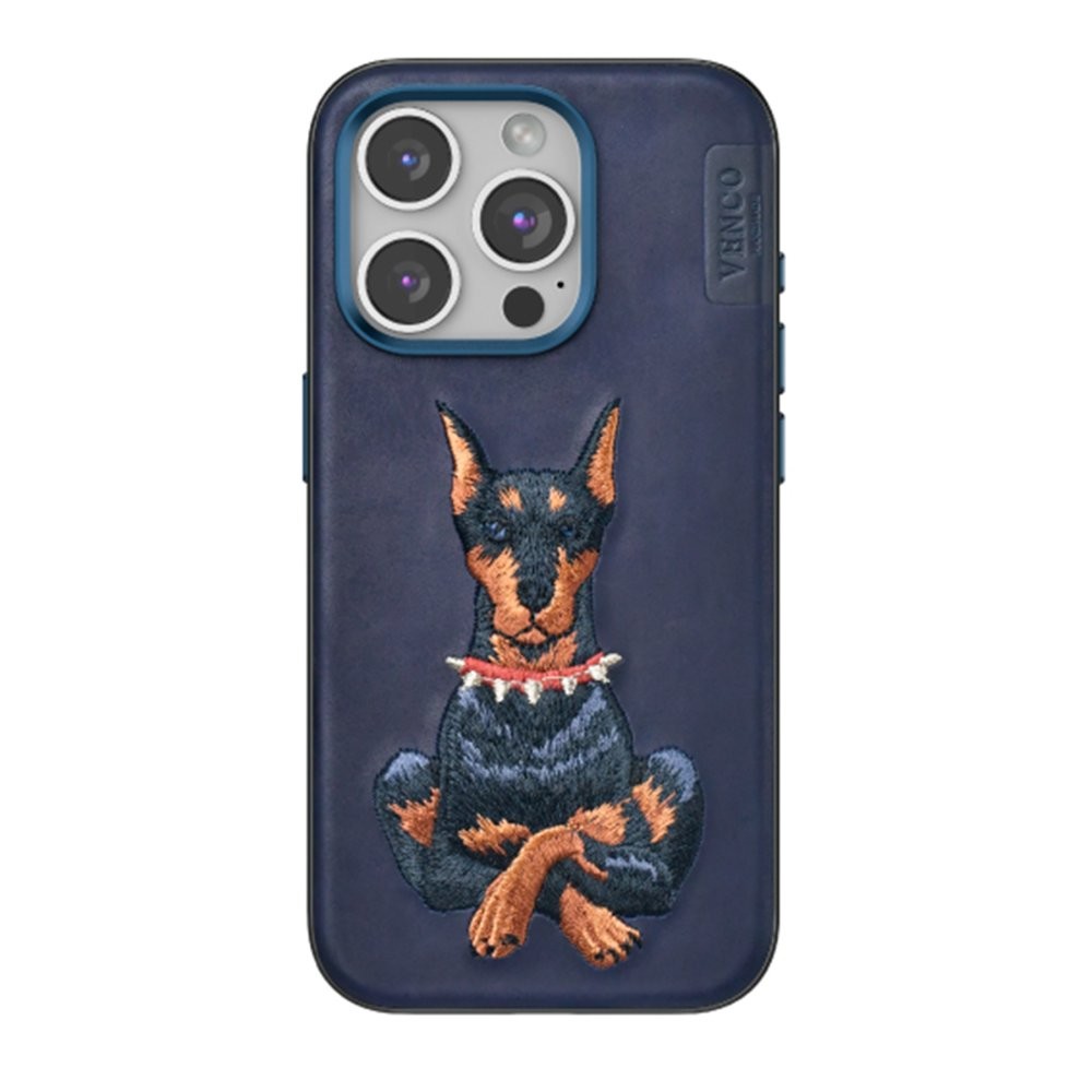 Venco iPhone 16 Pro Max Perma Desenli Telefon Kılıfı - Lacivert