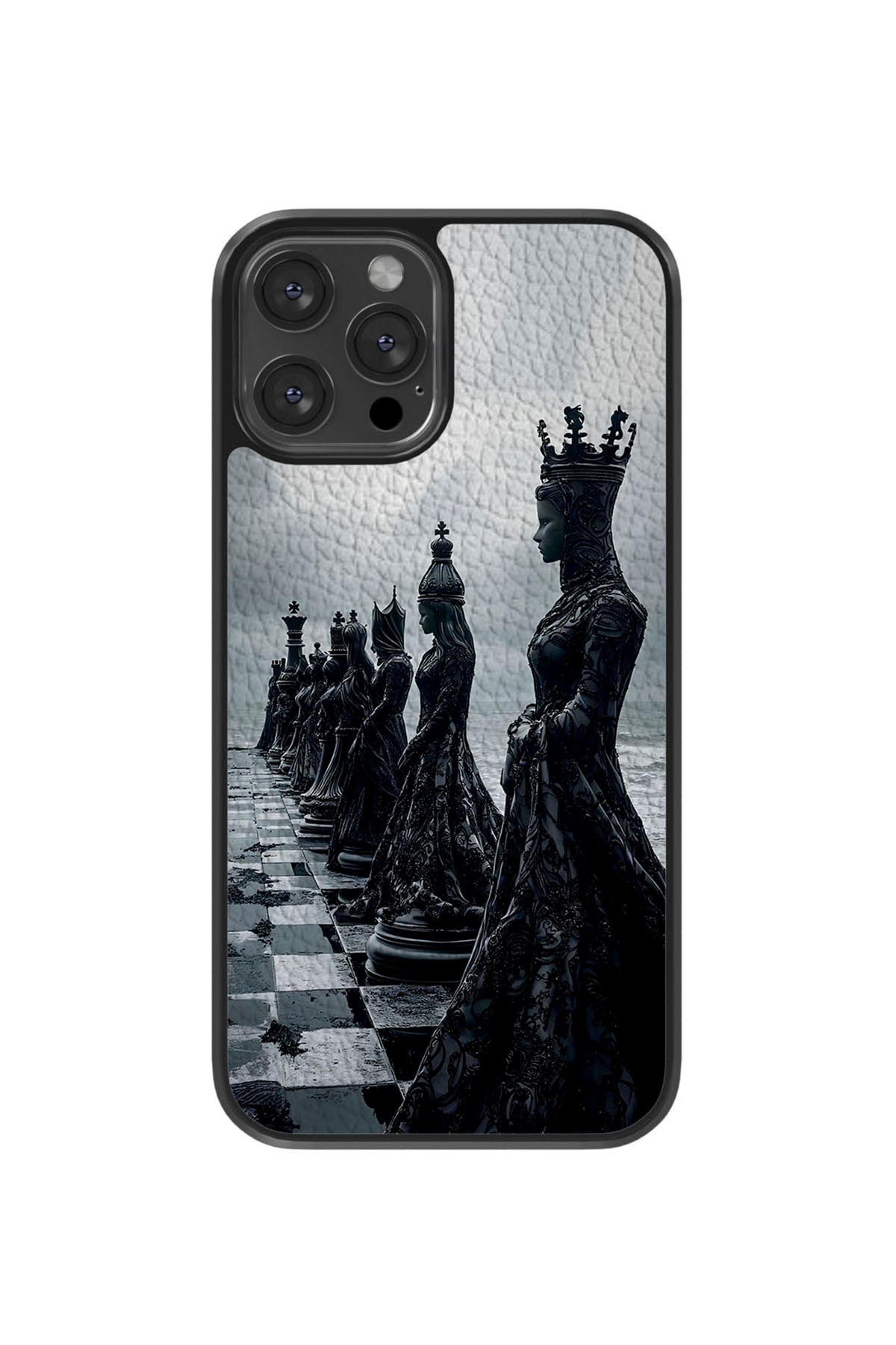 Chess Queens Vegie Deri Kılıf