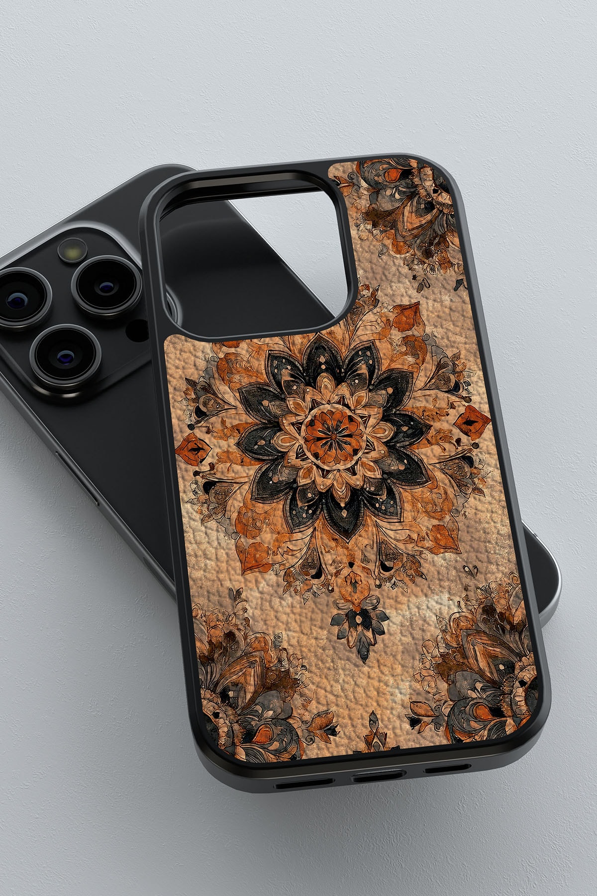 Autumn Mandala Vegie Deri Kılıf