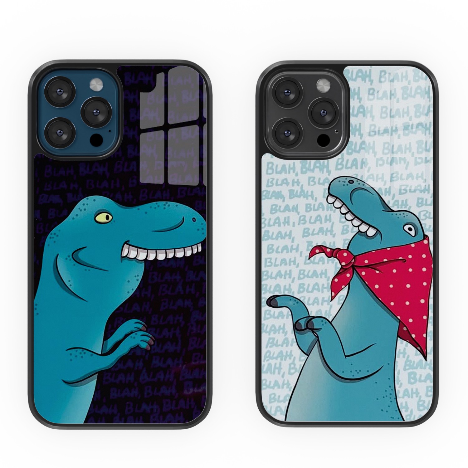 Dinosaur Çift Flexıble Cam Kılıf