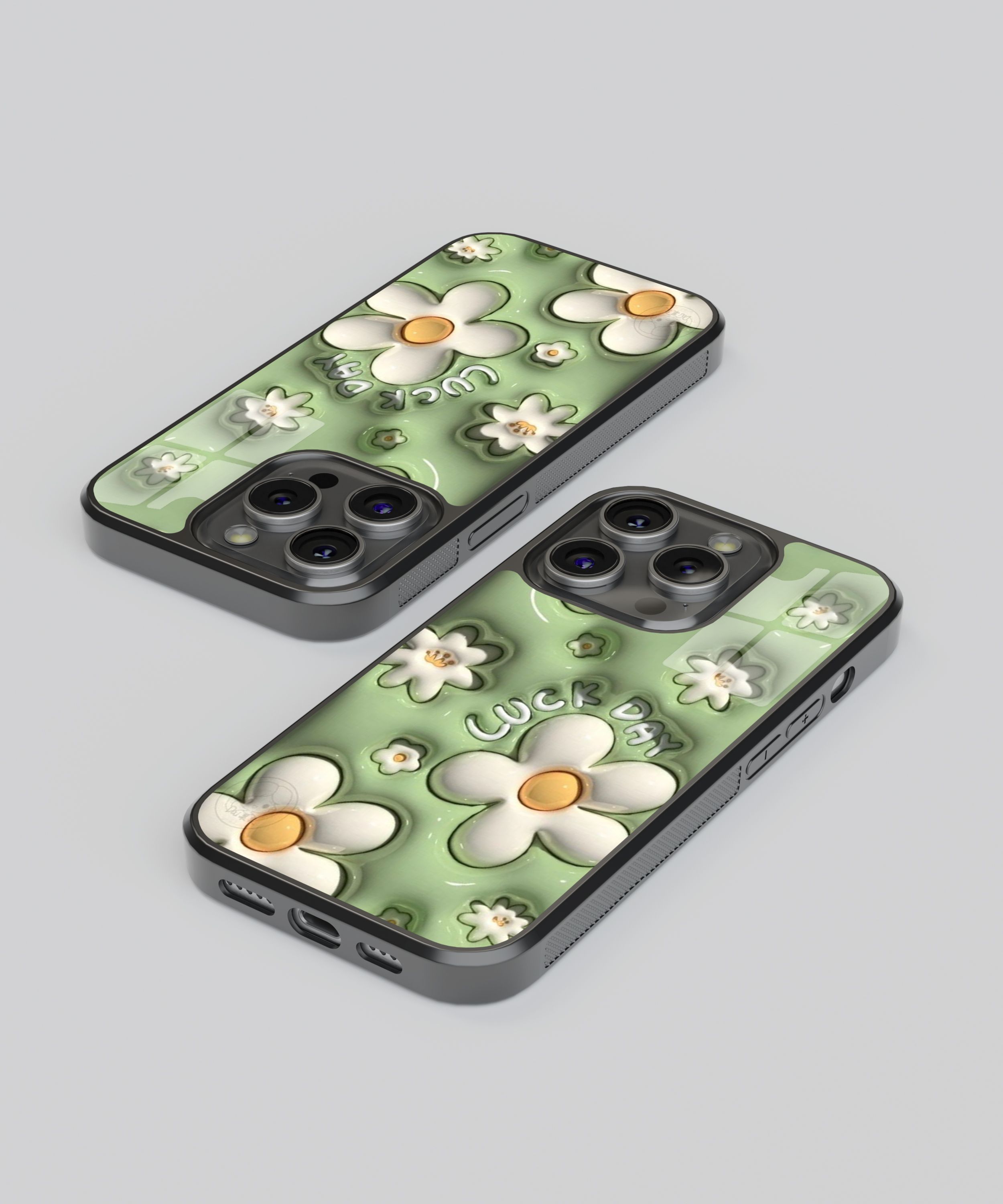 3D Luck Day Flower Flexible Cam Kılıf