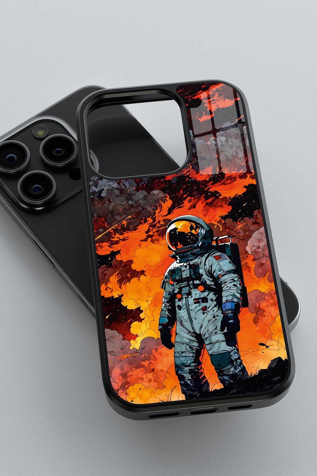 Astronaut In Space Flexible Cam Kılıf