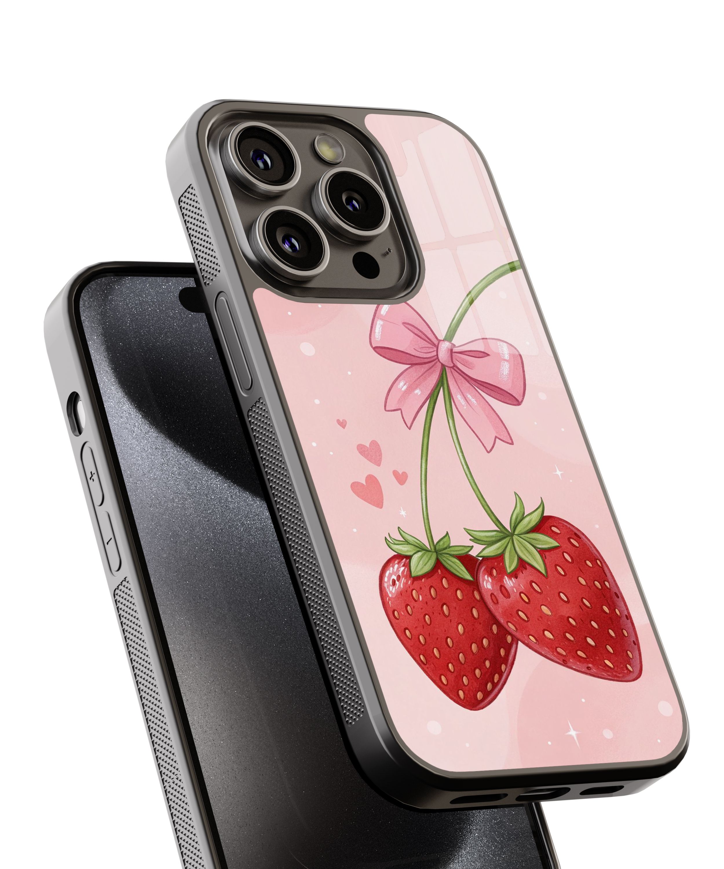 Çilek-Fiyonk Flexible Cam Kılıf