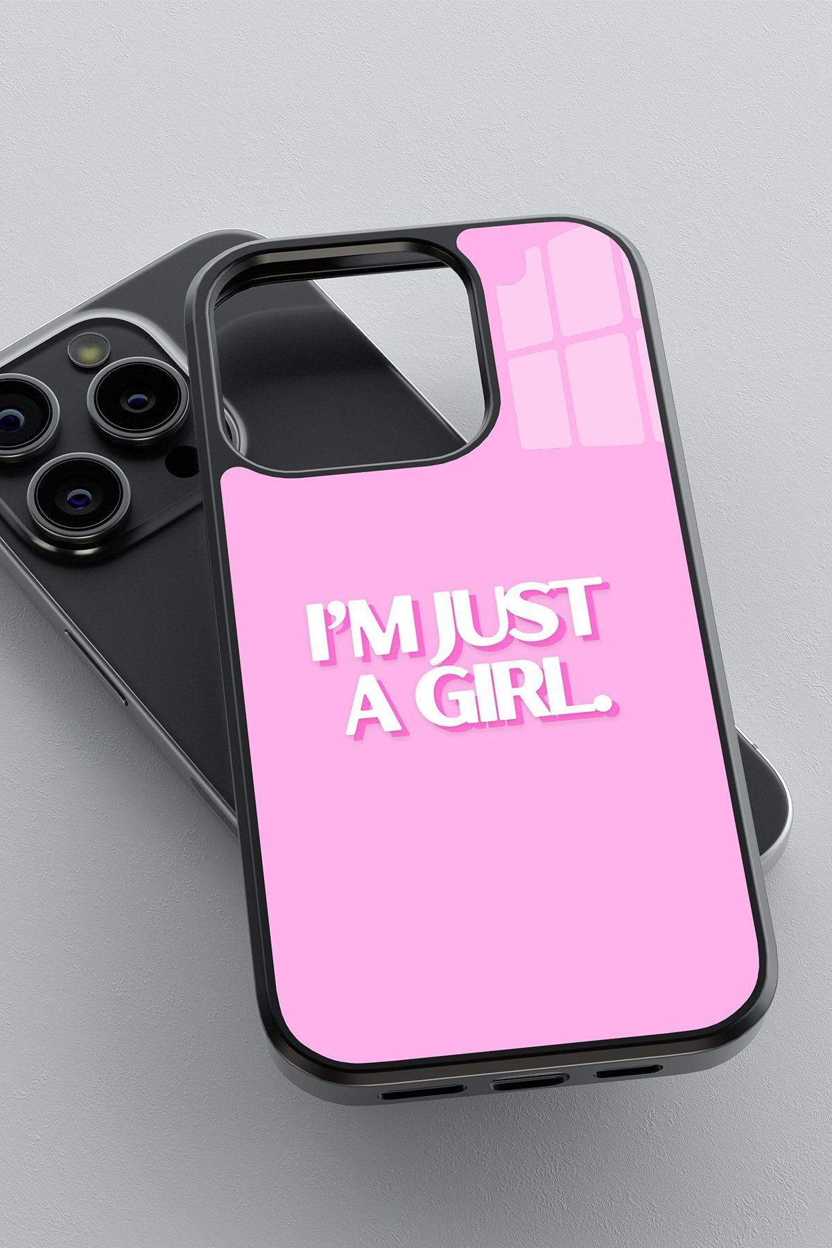 I'm Just A Girl Flexible Cam Kılıf