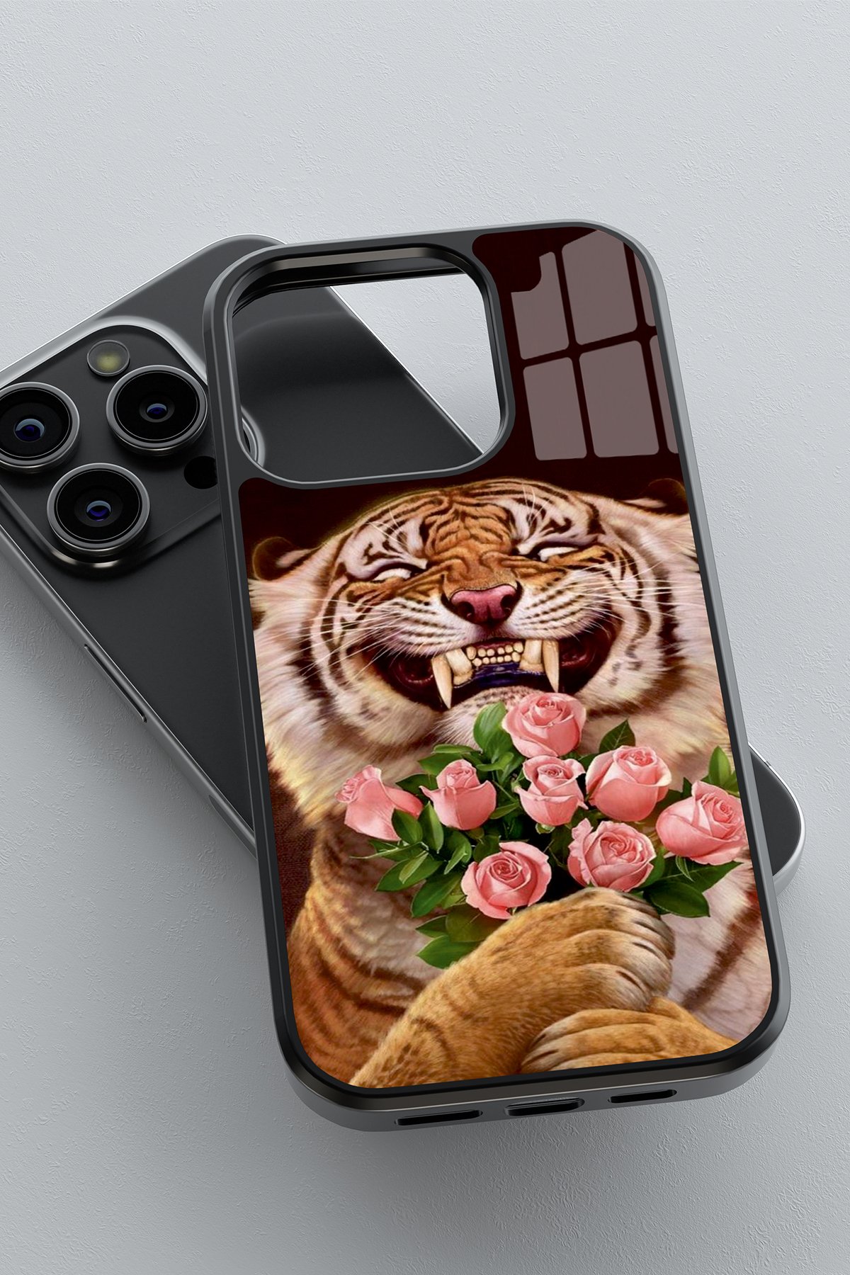 Flower Tıger Flexible Cam Kılıf