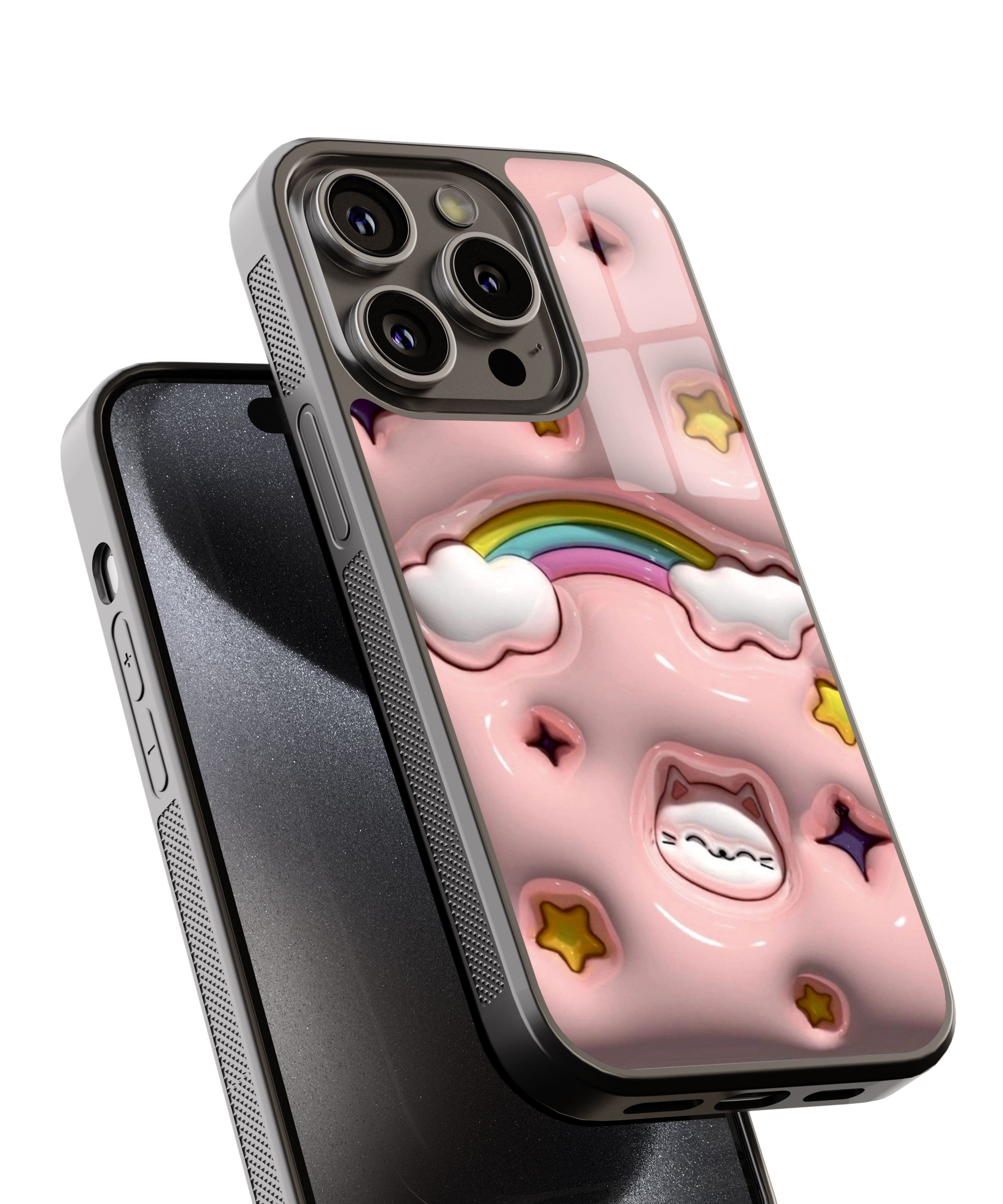 3D Raınbow Cloud Flexible Cam Kılıf