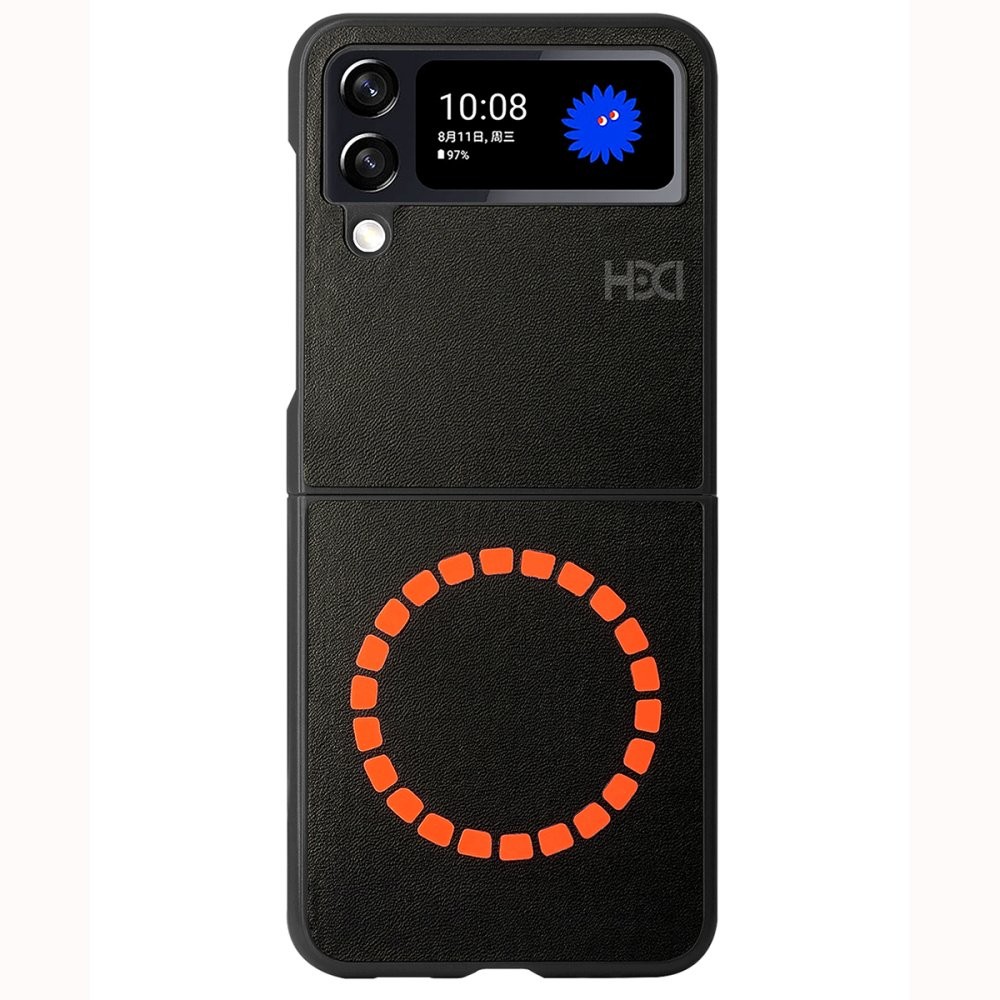 HDD Samsung Galaxy Z Flip 4 Kılıf Forum Magneticsafe Telefon Kılıfı - Siyah