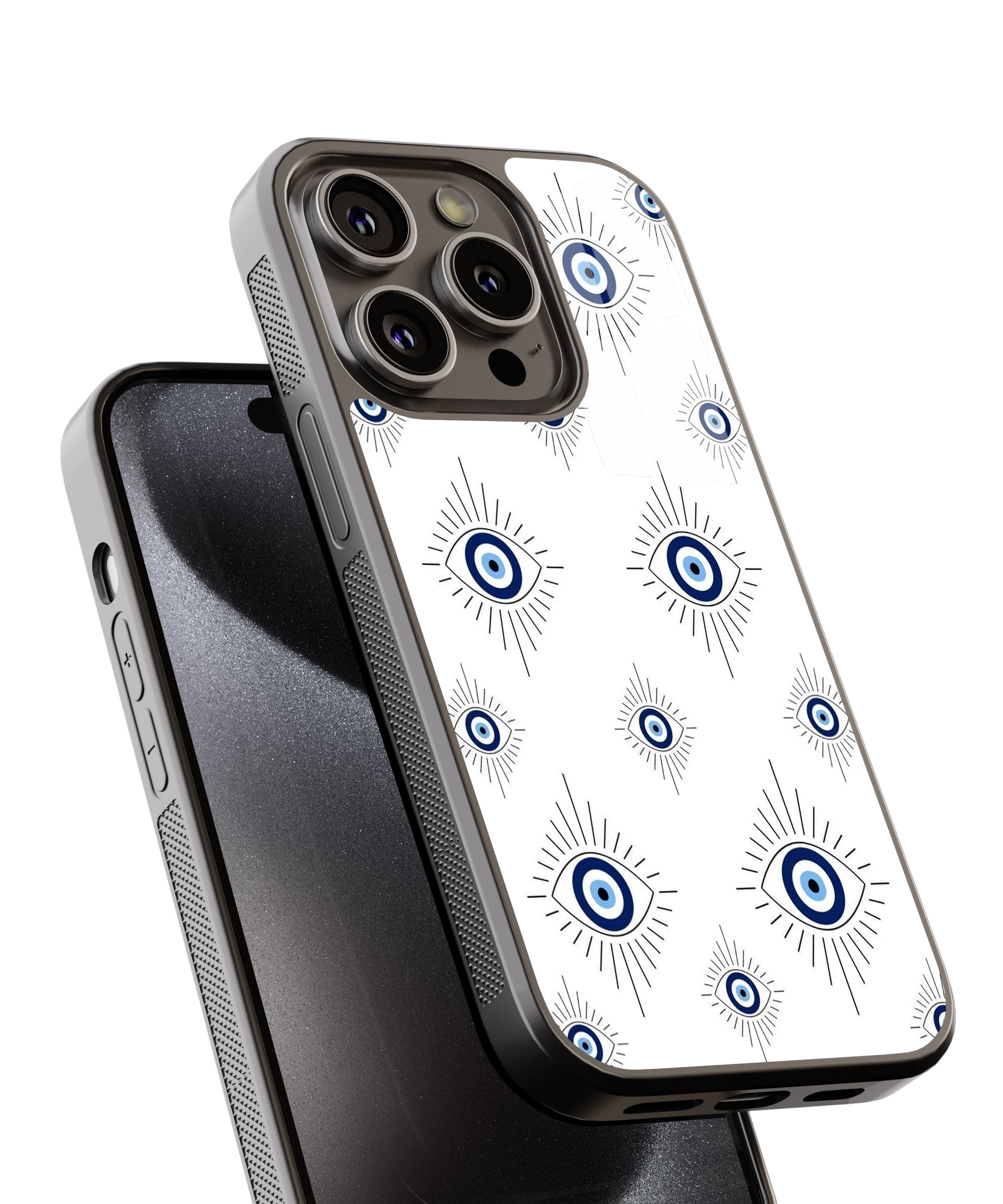 Evıl Eye Beads Flexible Cam Kılıf