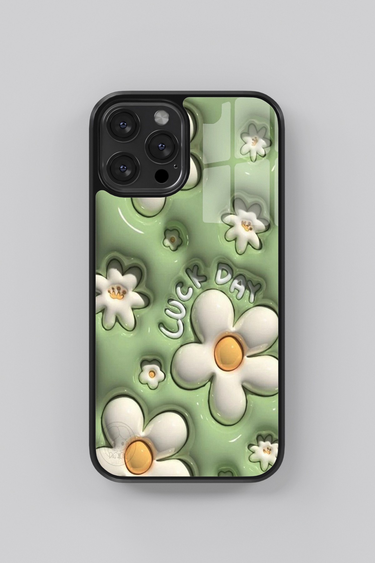 3D Luck Day Flower Flexible Cam Kılıf