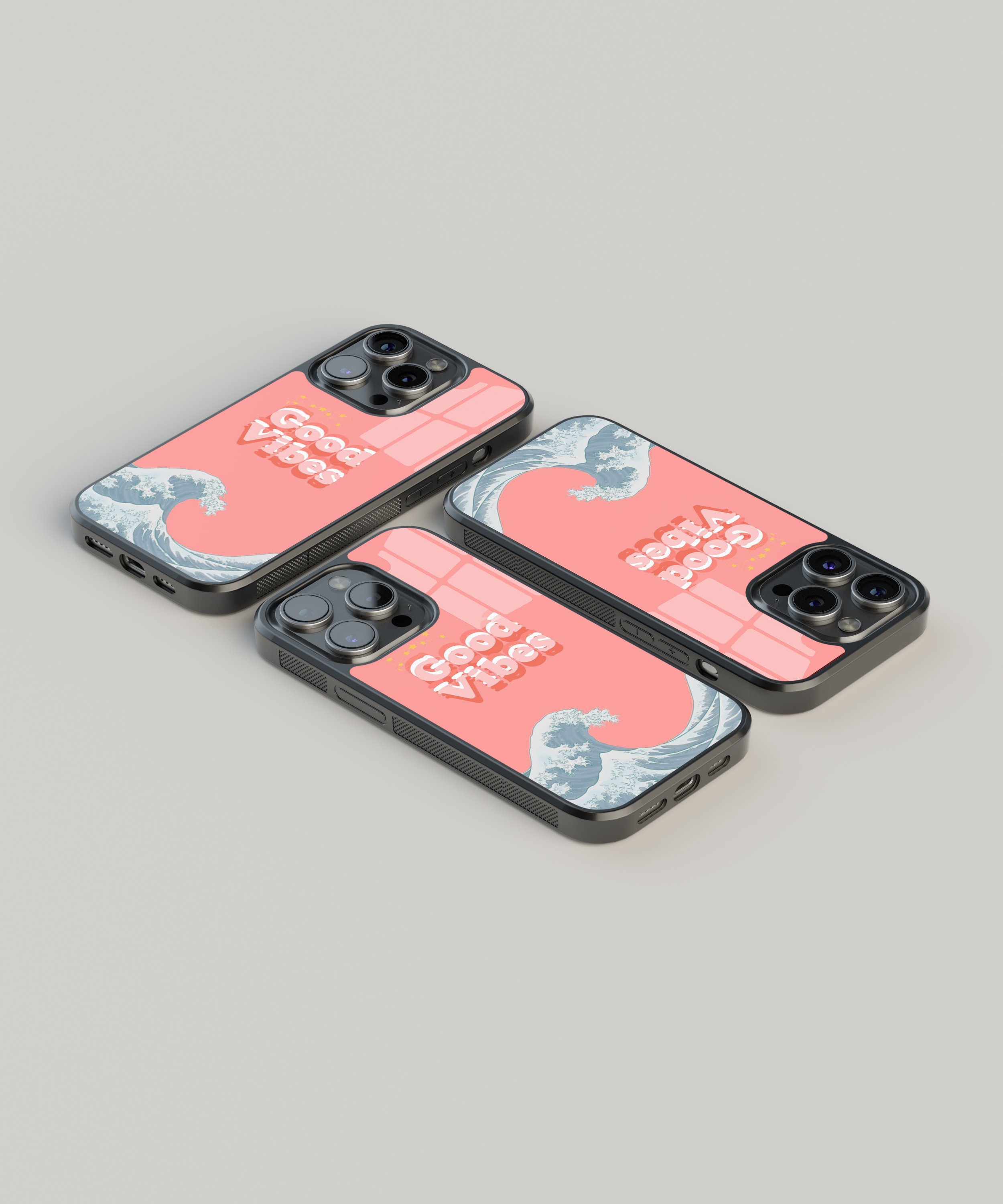 Good Vıbes Pınk Flexible Cam Kılıf
