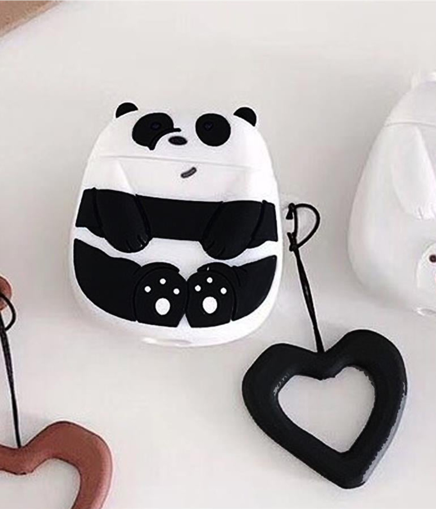 Panda Figürlü Airpods 1-2 Kılıfı