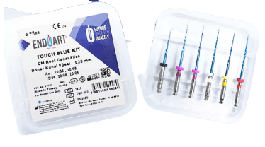 ENDOART Blue Rotary Nikel Titanyum Kanal Eğesi 25 mm