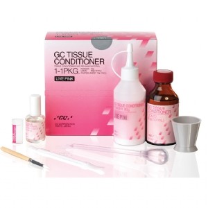 GC Tissue Conditioner Pembe - Beyaz - Yumuşak Akrilik Doku Hazırlama Ve Astarlama Malzemesi ( Yumuşak Besleme)