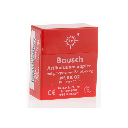Bausch Artikülasyon Kağıdı Düz - kırmızı300'lük