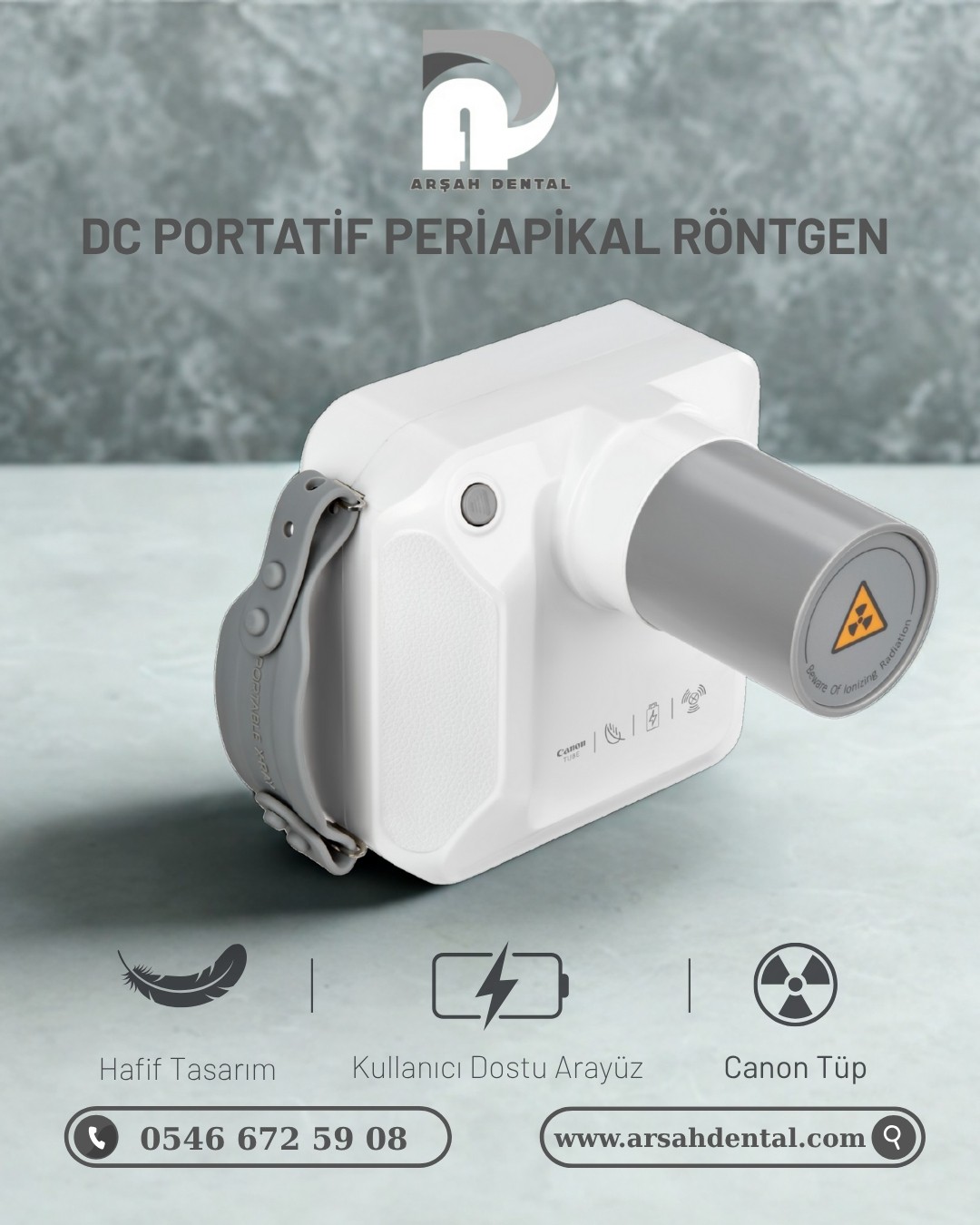 DC Portatif Periapikal Röntgen