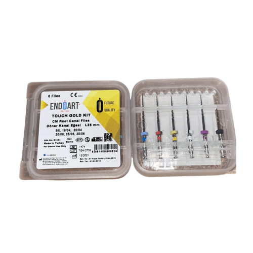 ENDOART Gold Rotary Nikel Titanyum Kanal Eğesi 25 mm