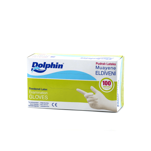 Dolphin Pudralı Latex Eldiven