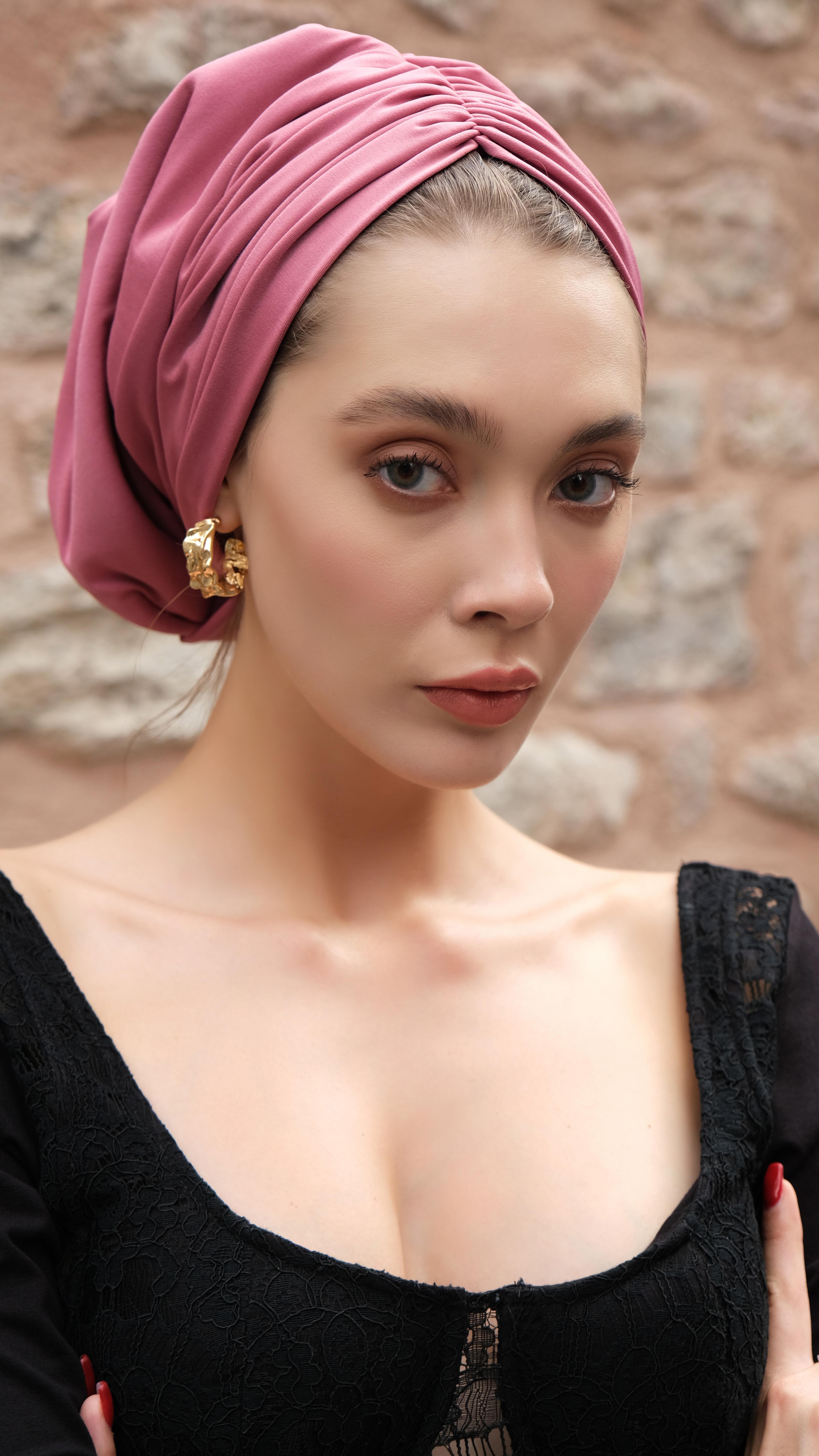 Sisre Drapeli Dolgulu Günlük Bone - Pembe 2