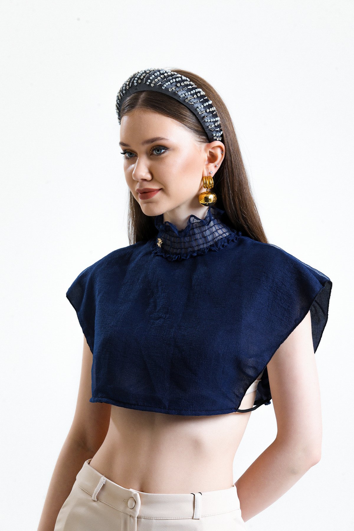 All Collar - Navy blue