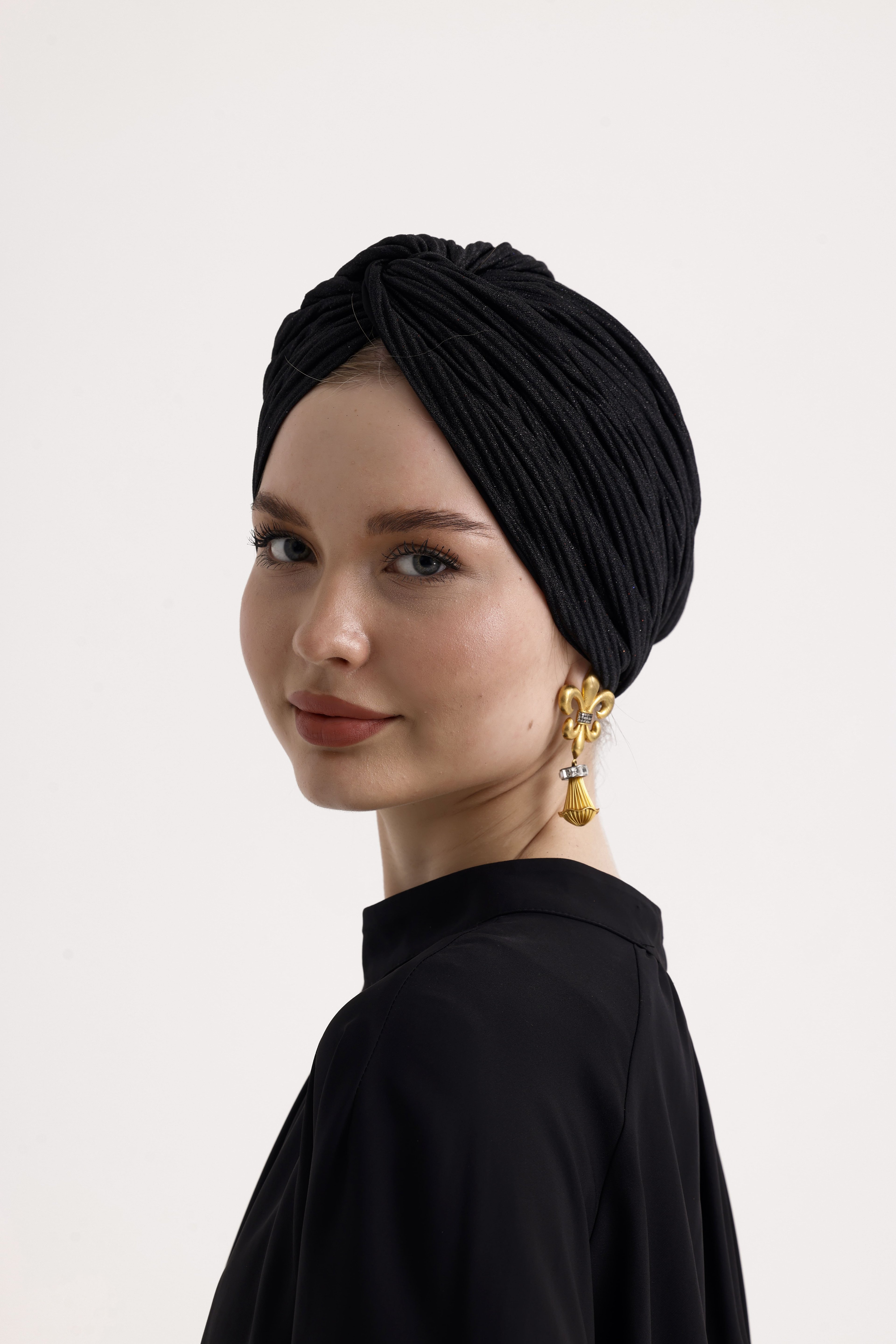 Plead Mezge Turban - Black