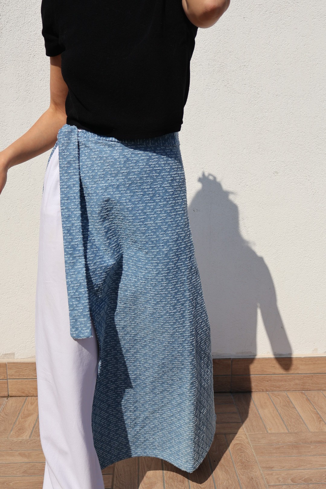 Denim Belt Pareo Long