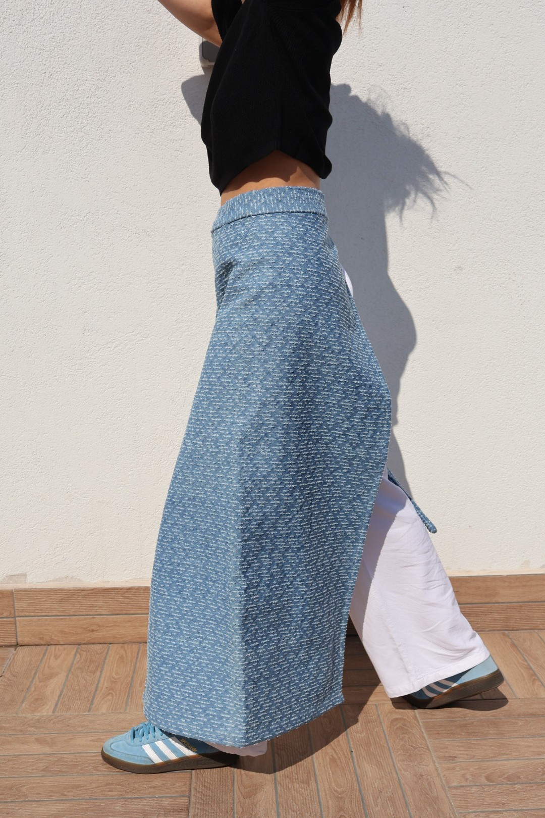 Denim Belt Pareo Long