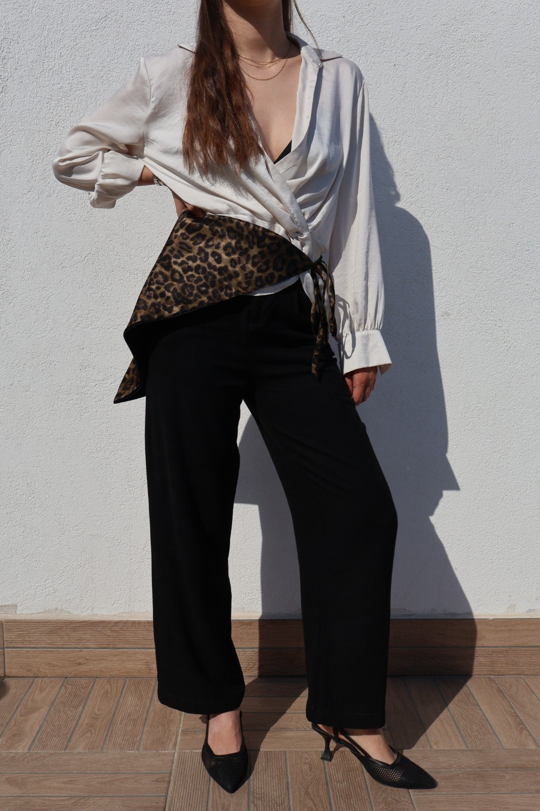 Leo Triangle Belt Pareo - Two Sided