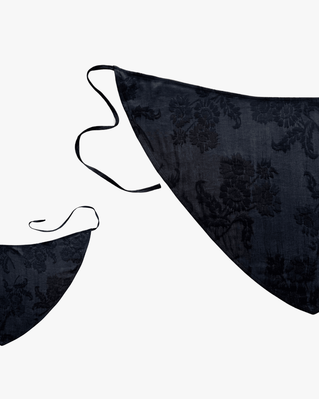 TPB02 - Triangle Black Rose - Pareo Belt