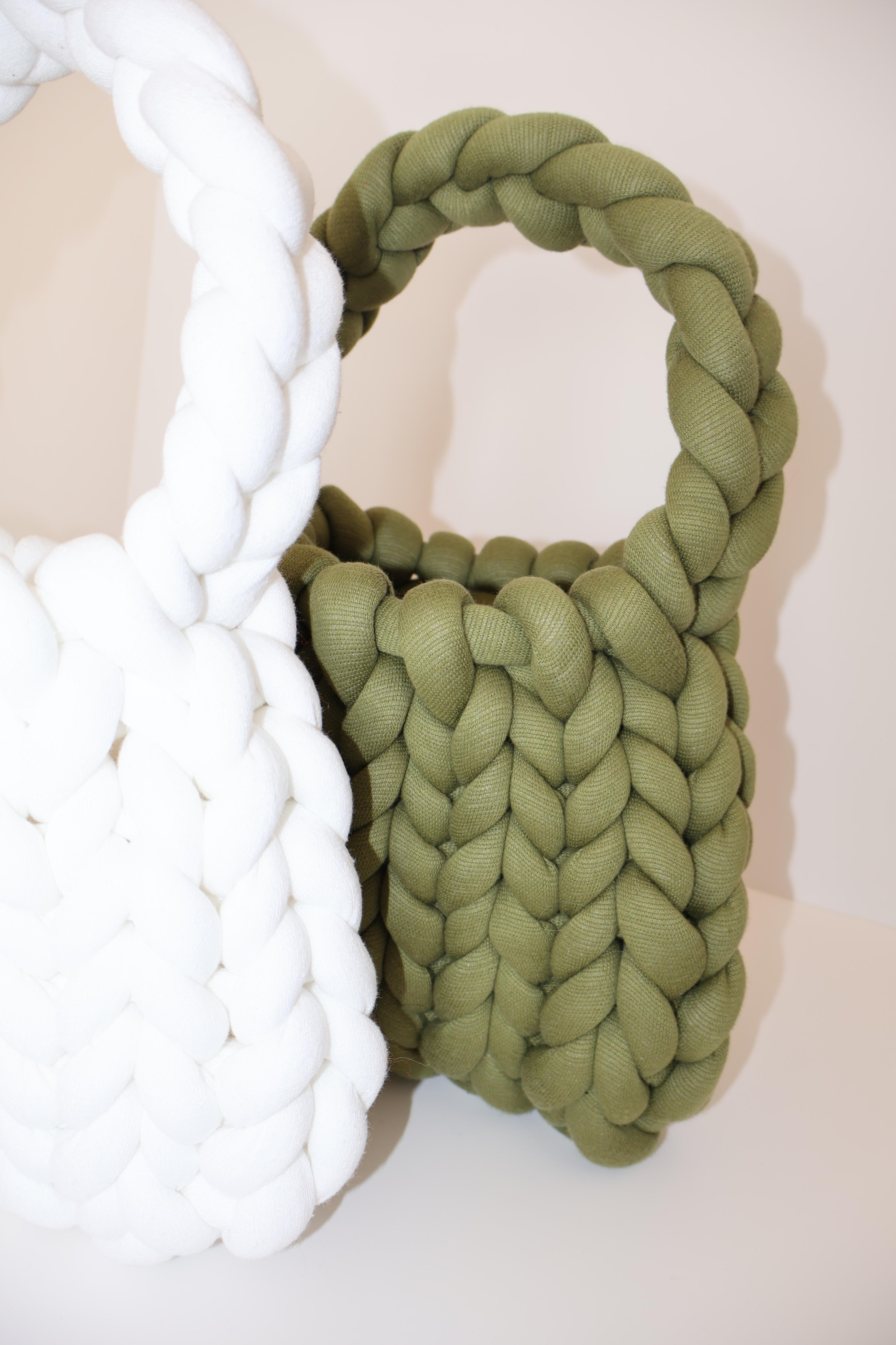 Cotton Chunky Midi Bag