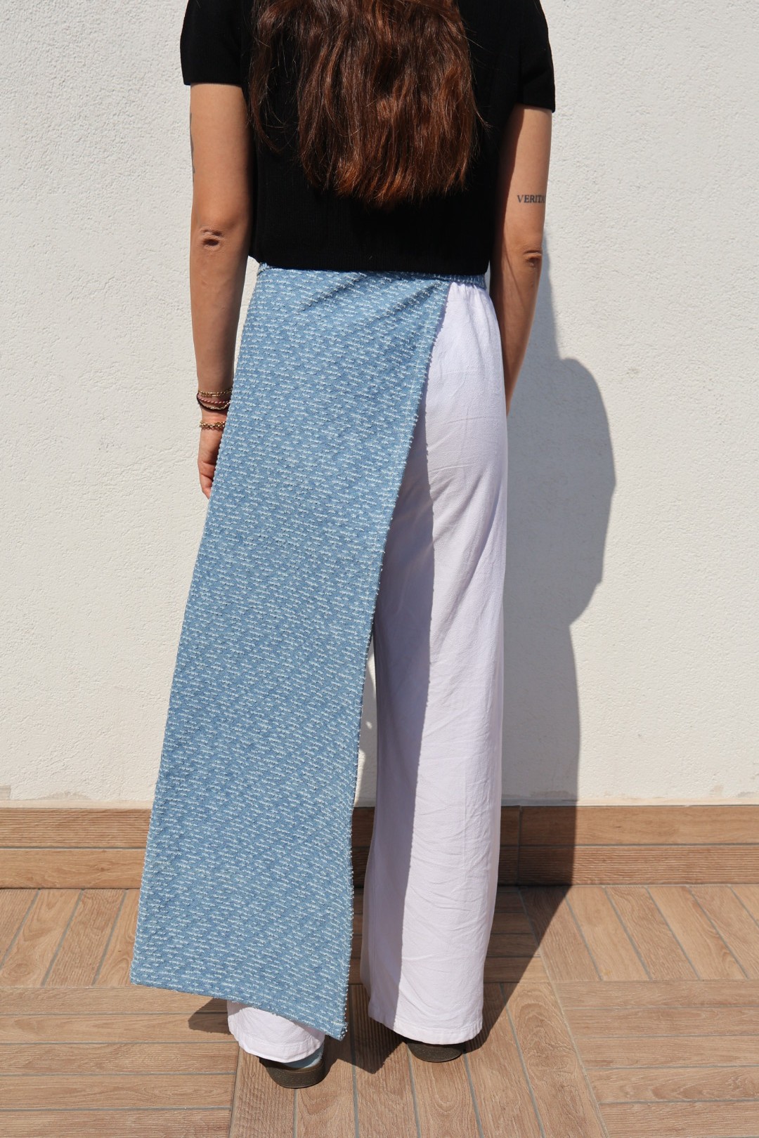 Denim Belt Pareo Long