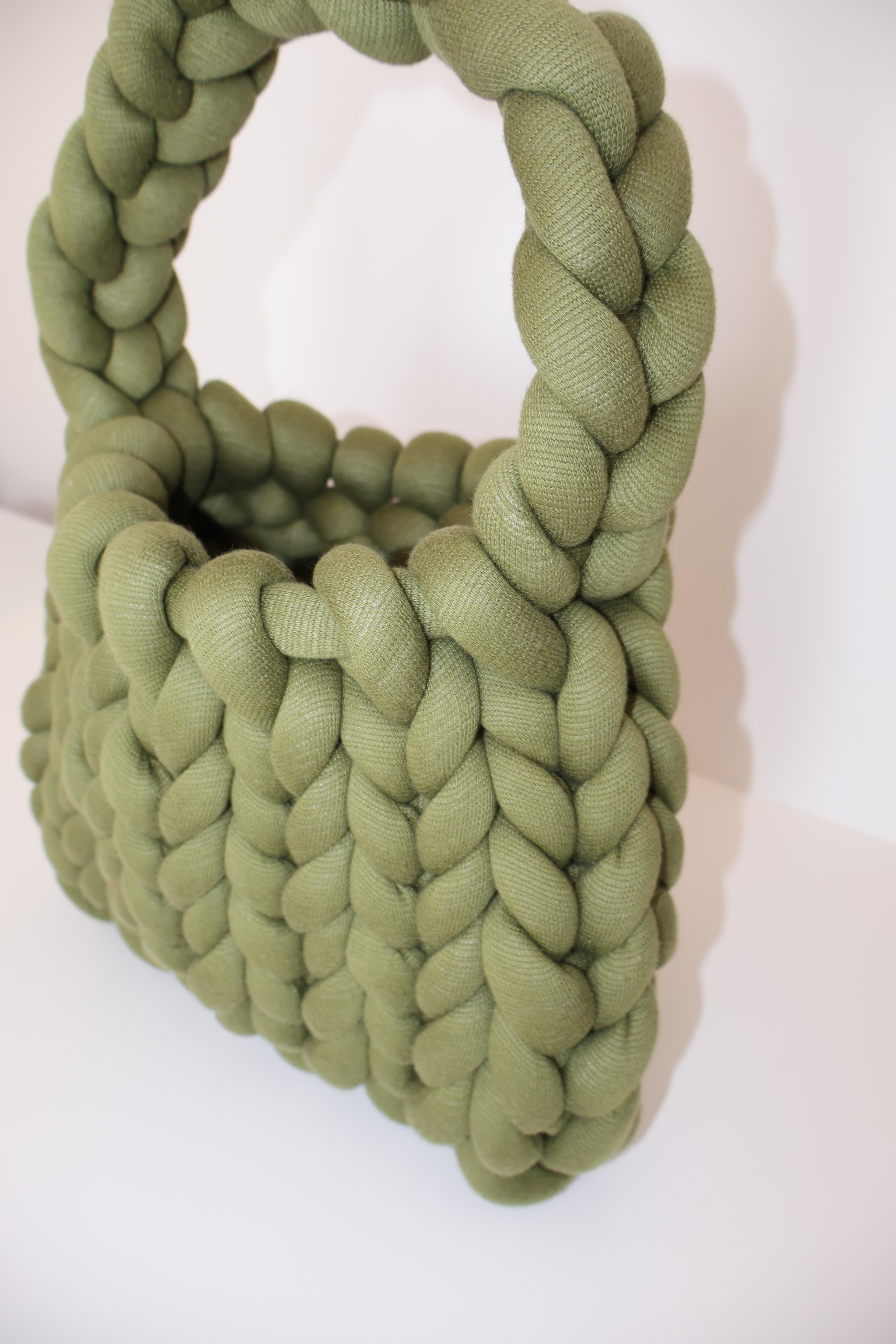 Cotton Chunky Midi Bag