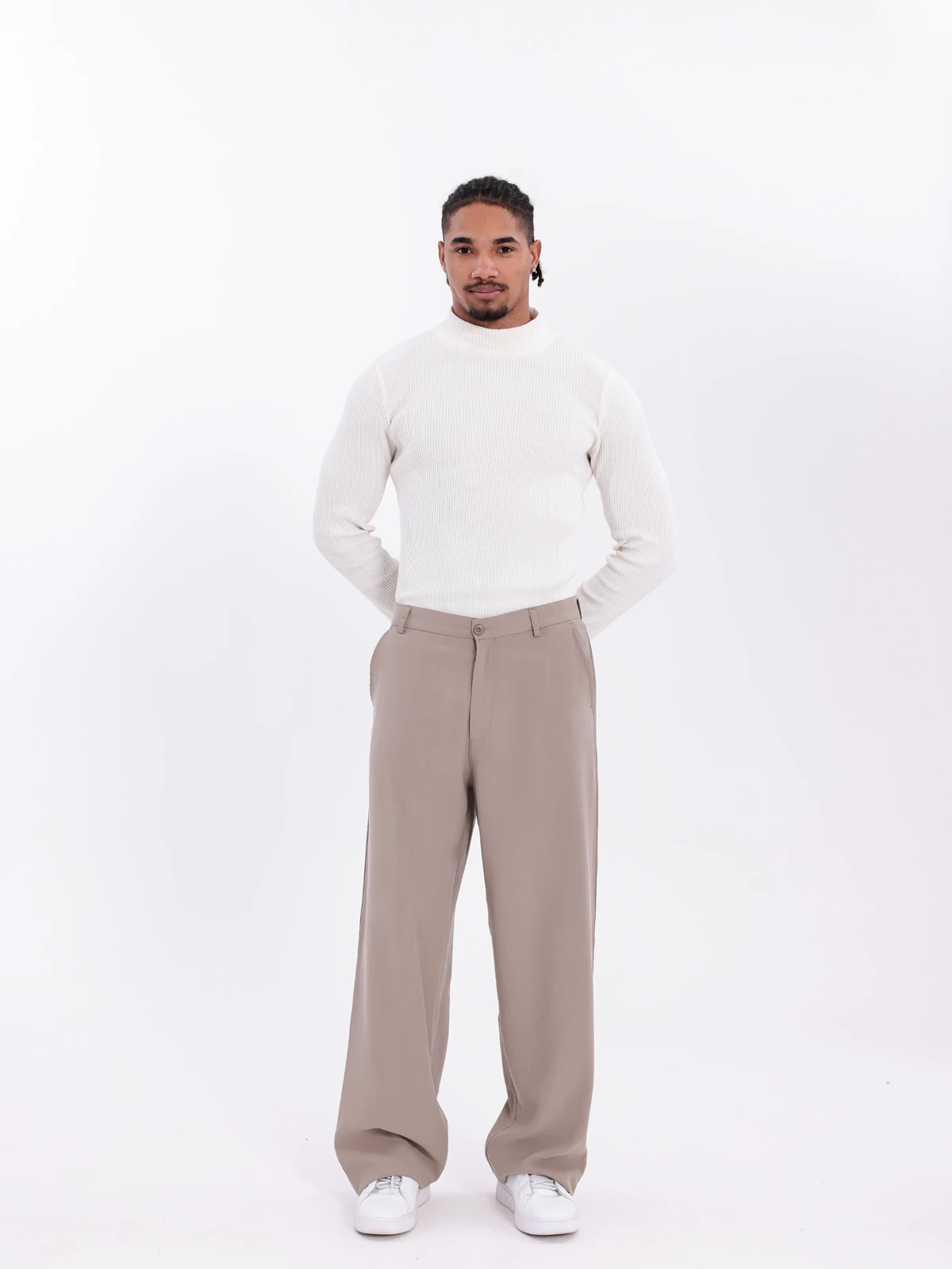 MODAL BAGGY PANTOLON - Bej