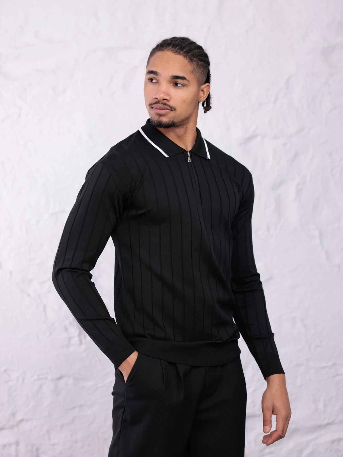 YARIM FERMUARLI FİTİLLİ KAZAK