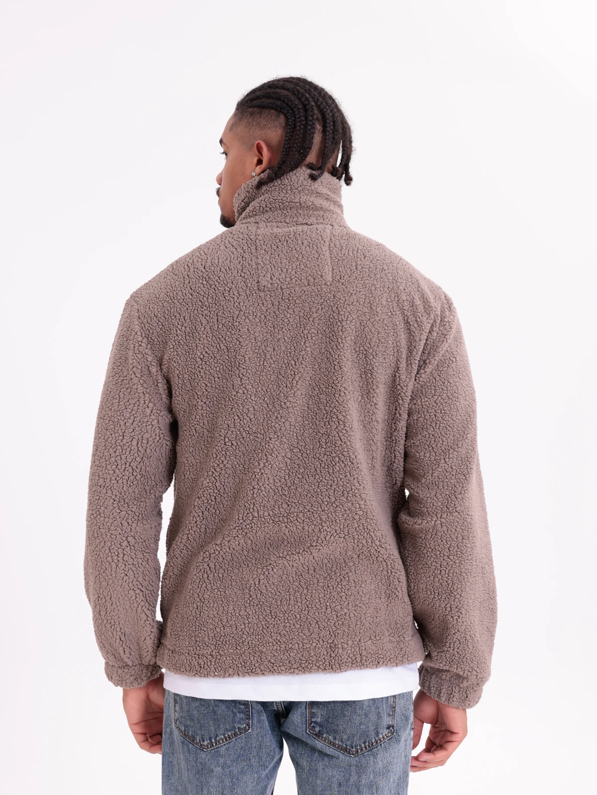 SUNİ KUZU FERMUARLI CEKET