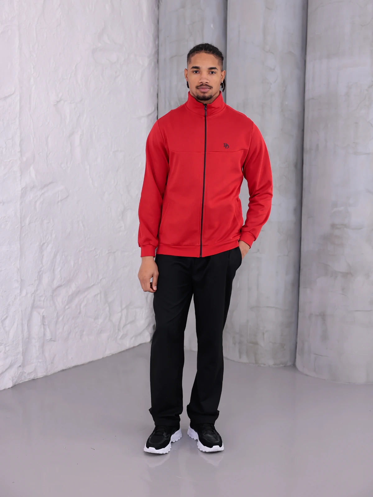 DOUBLE FACE YAKALI CEKET - Kırmızı