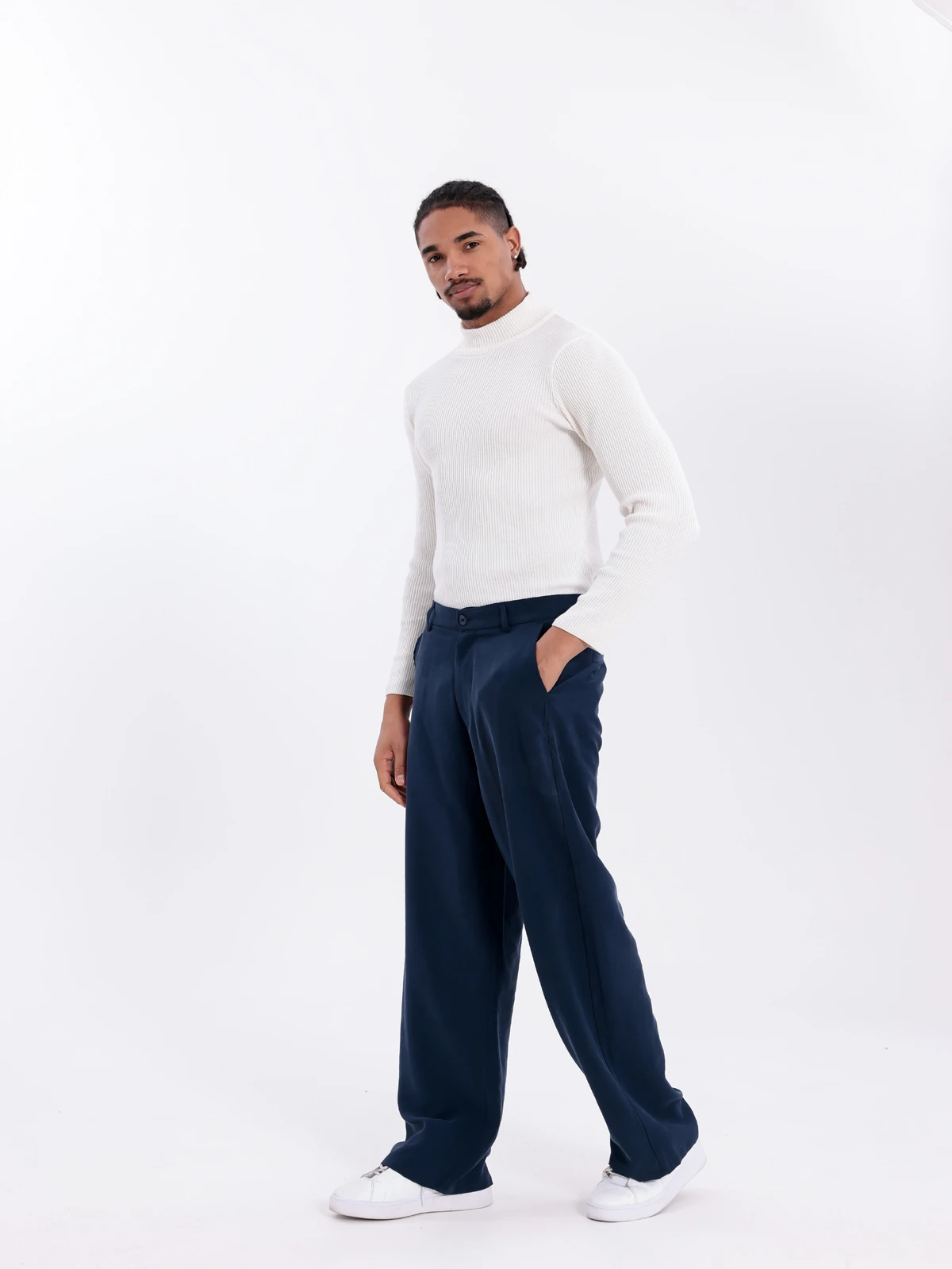 MODAL BAGGY PANTOLON - Lacivert